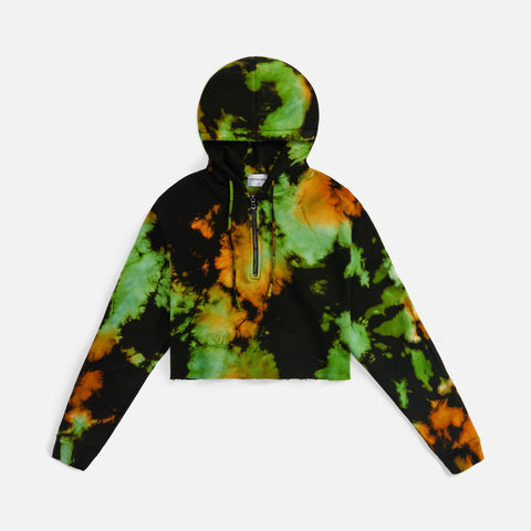 Cotton Citizen Brooklyn Crop Zip - Kiwi Blast