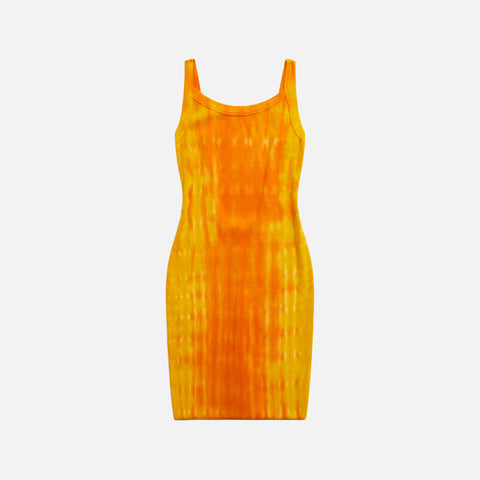 Cotton Citizen Verona Tank Dress - Orange Ripple