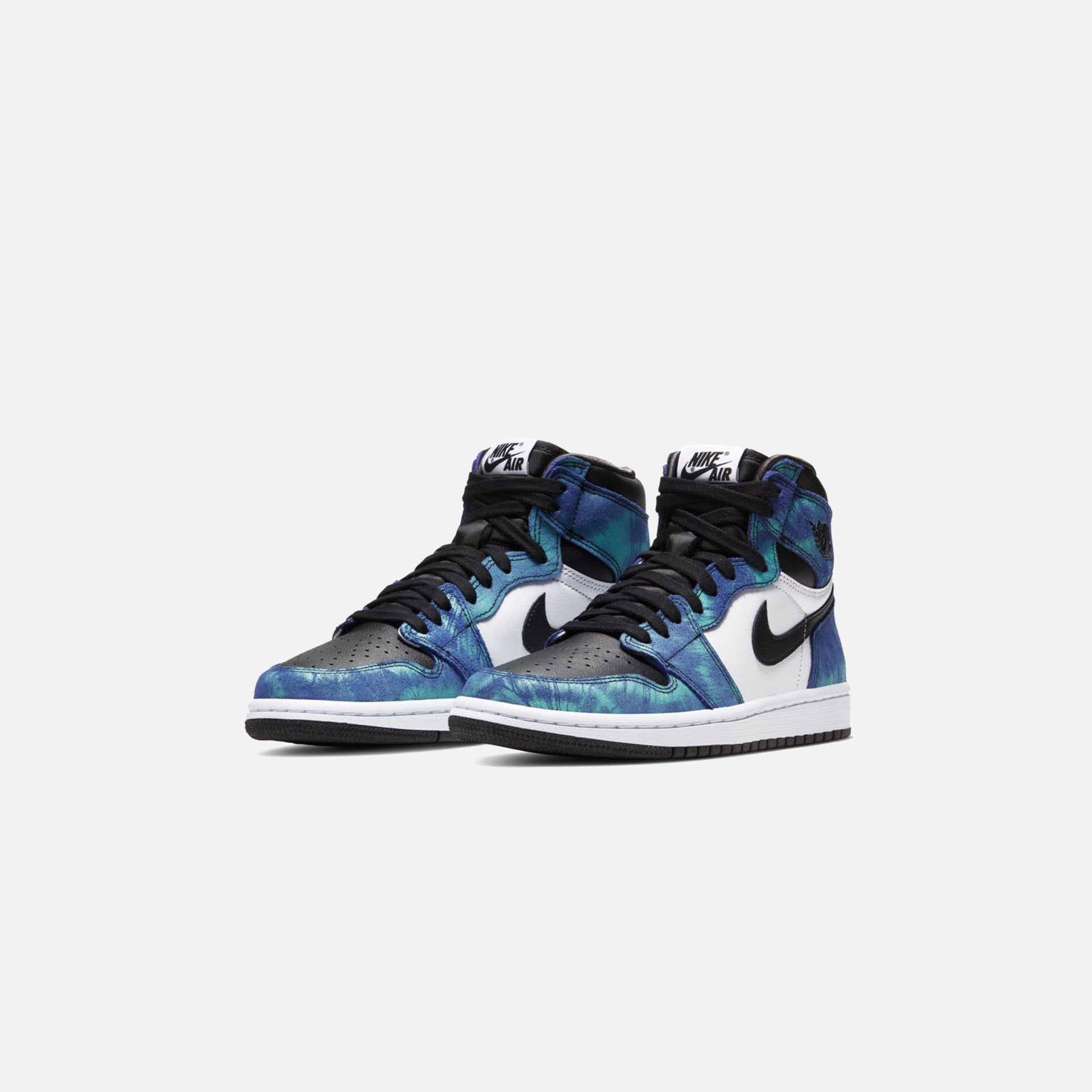 Nike WMNS Air Jordan 1 High OG - White / Black / Aurora Green