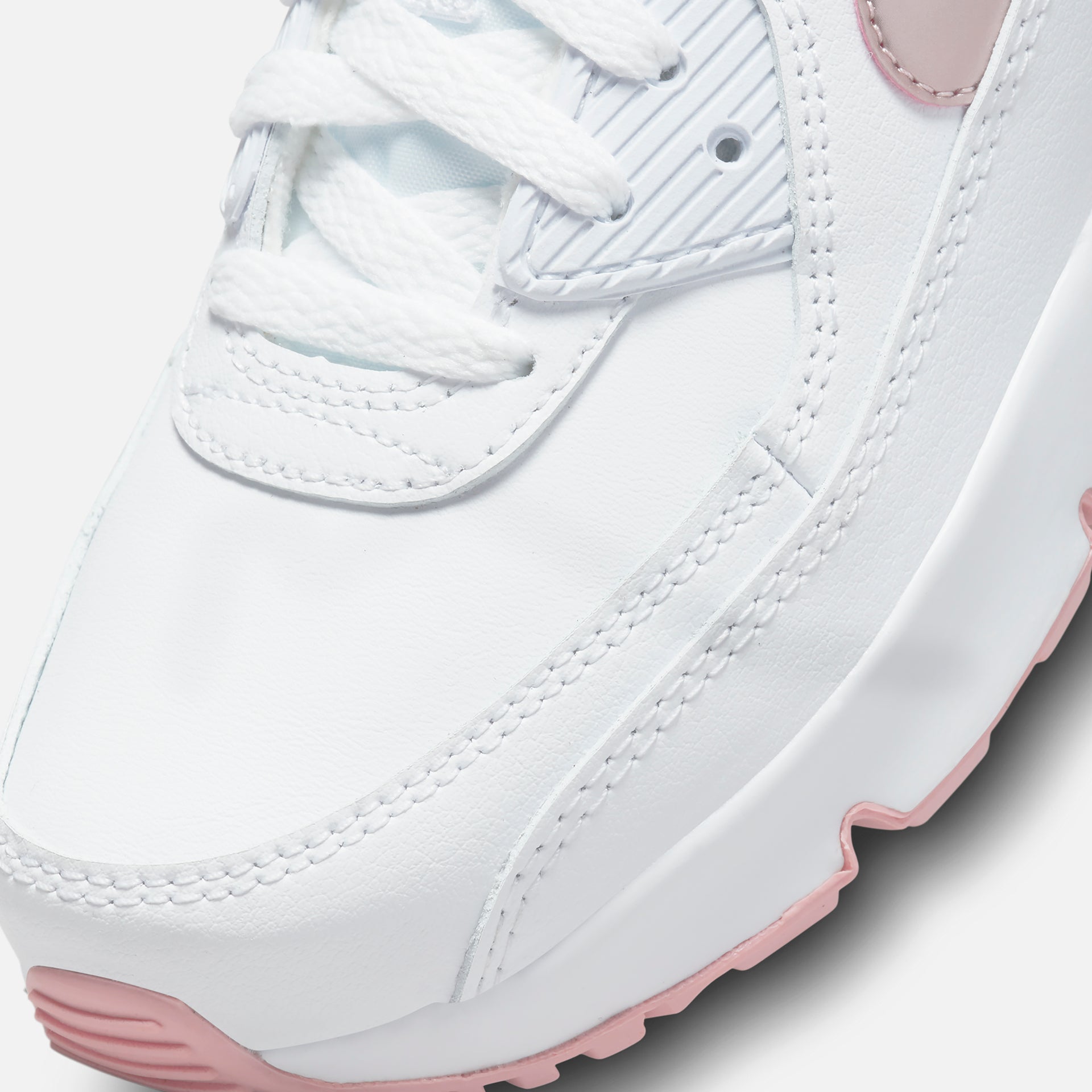Nike Grade School Air Max 90 - White / Pink Glaze
