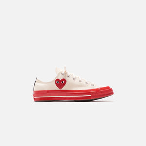 Converse cola x Comme des Garçons CDG Play Red Sole Low Top - Off White