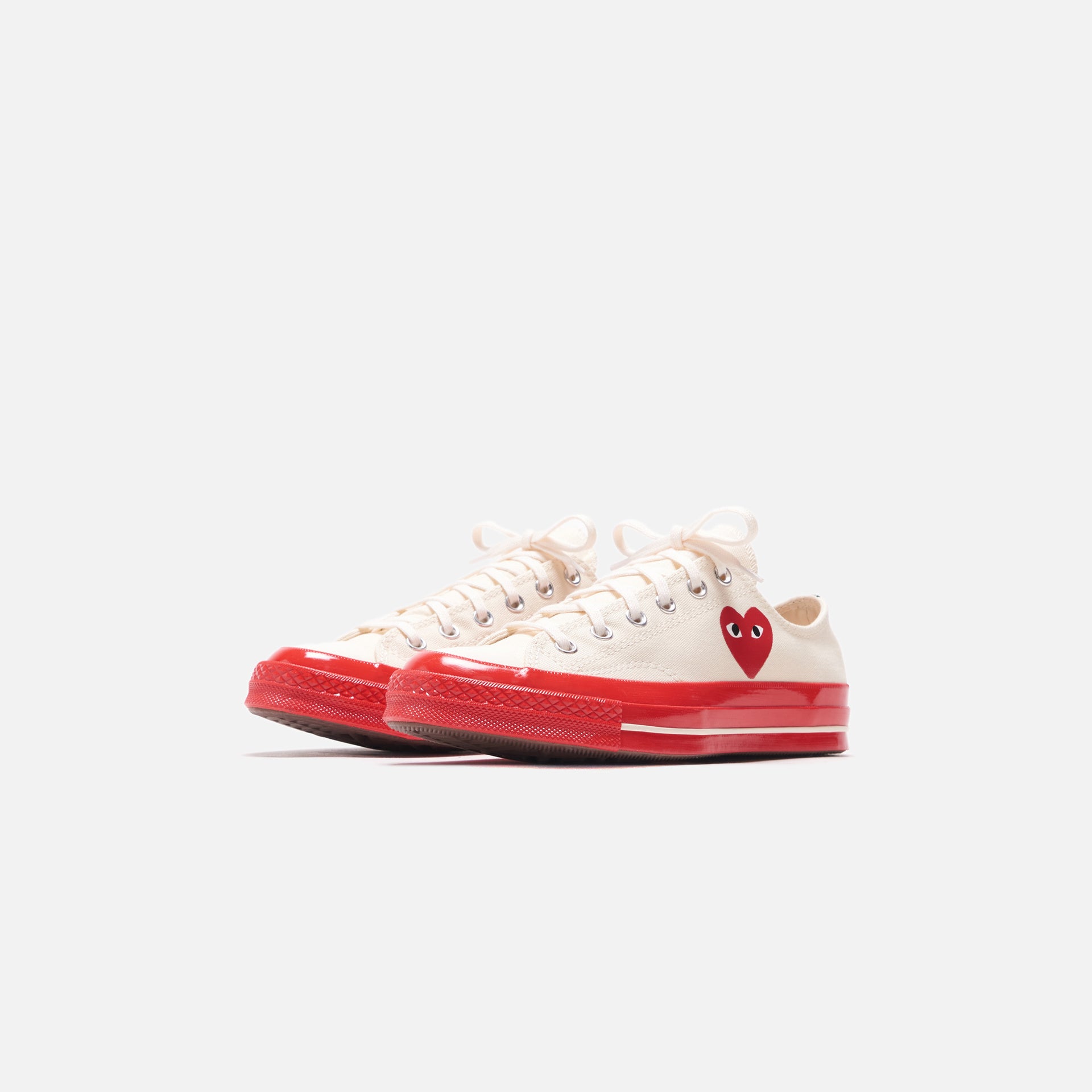 Converse x Comme des Garçons CDG Play Red Sole Low Top - Off White