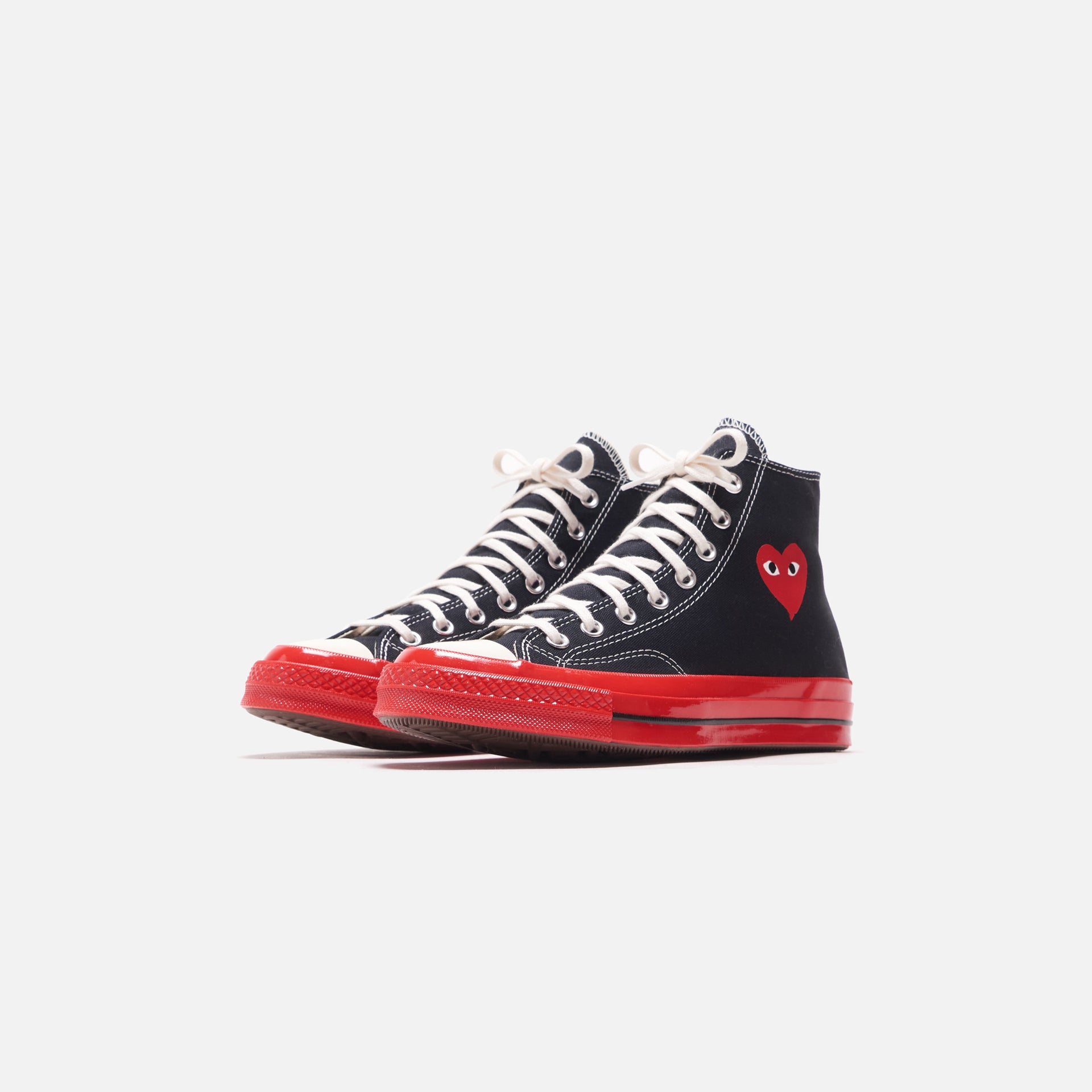 Converse x Comme des Garçons CDG Play Red Sole High Top - Black