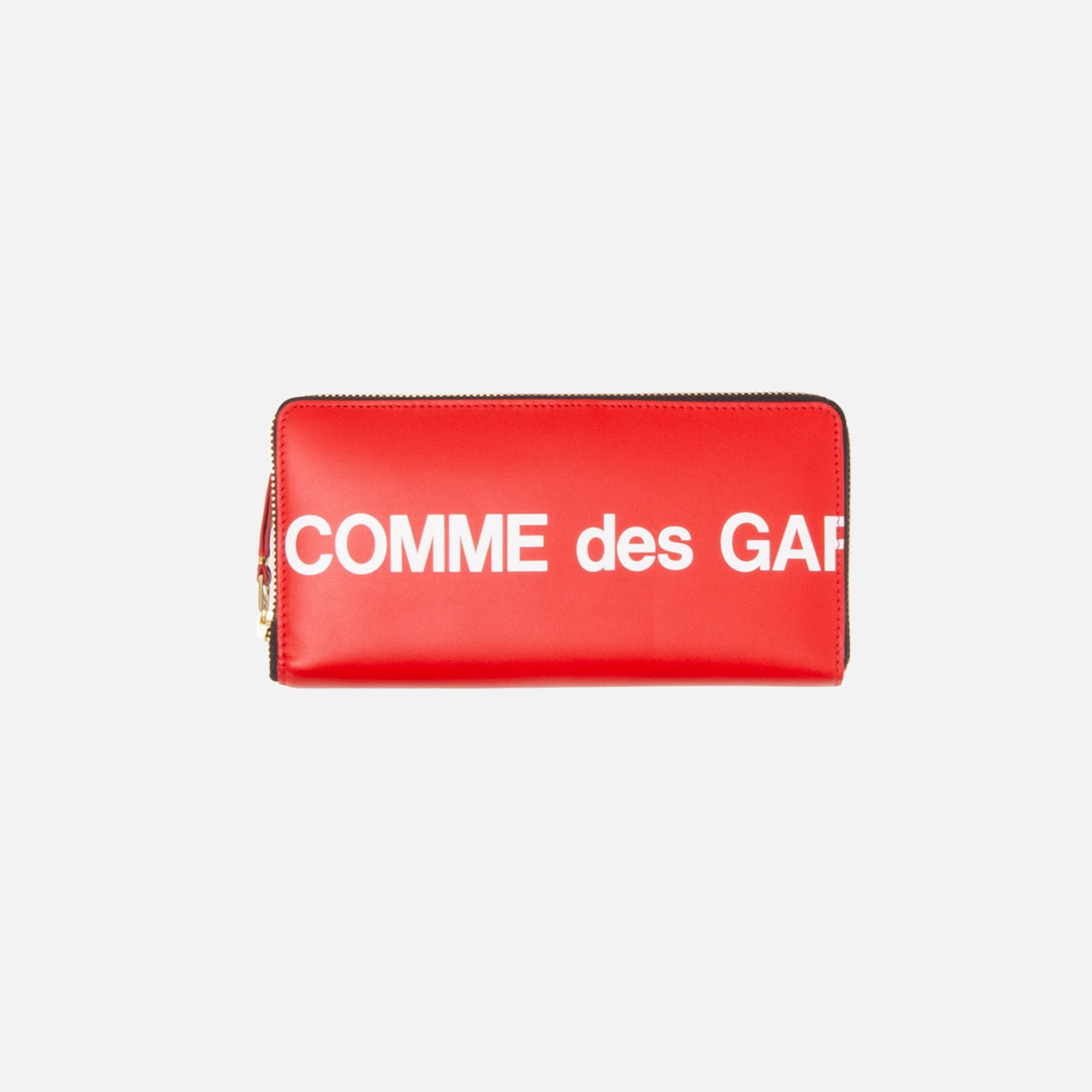 CDG Pocket Long Zip Wallet Huge Logo - Red – Kith