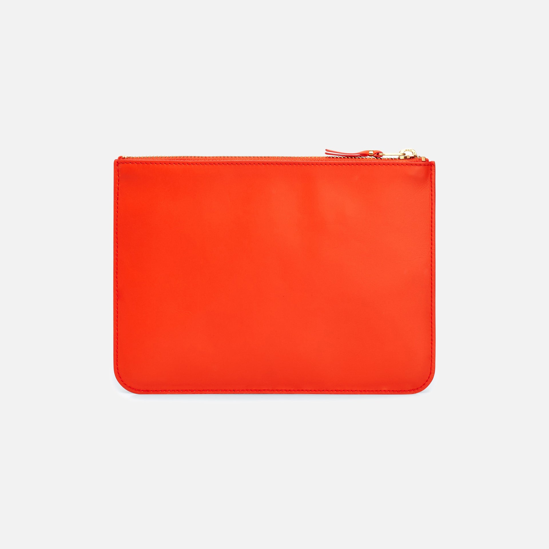 Comme des Garçons Play Ruby Eyes Top Zip Large Wallet - Orange