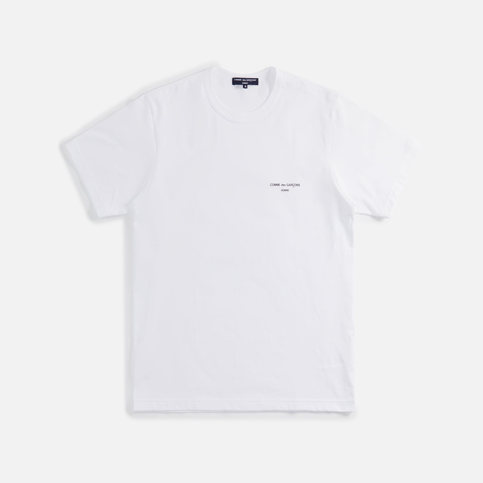 CDG Homme Garment Print - White