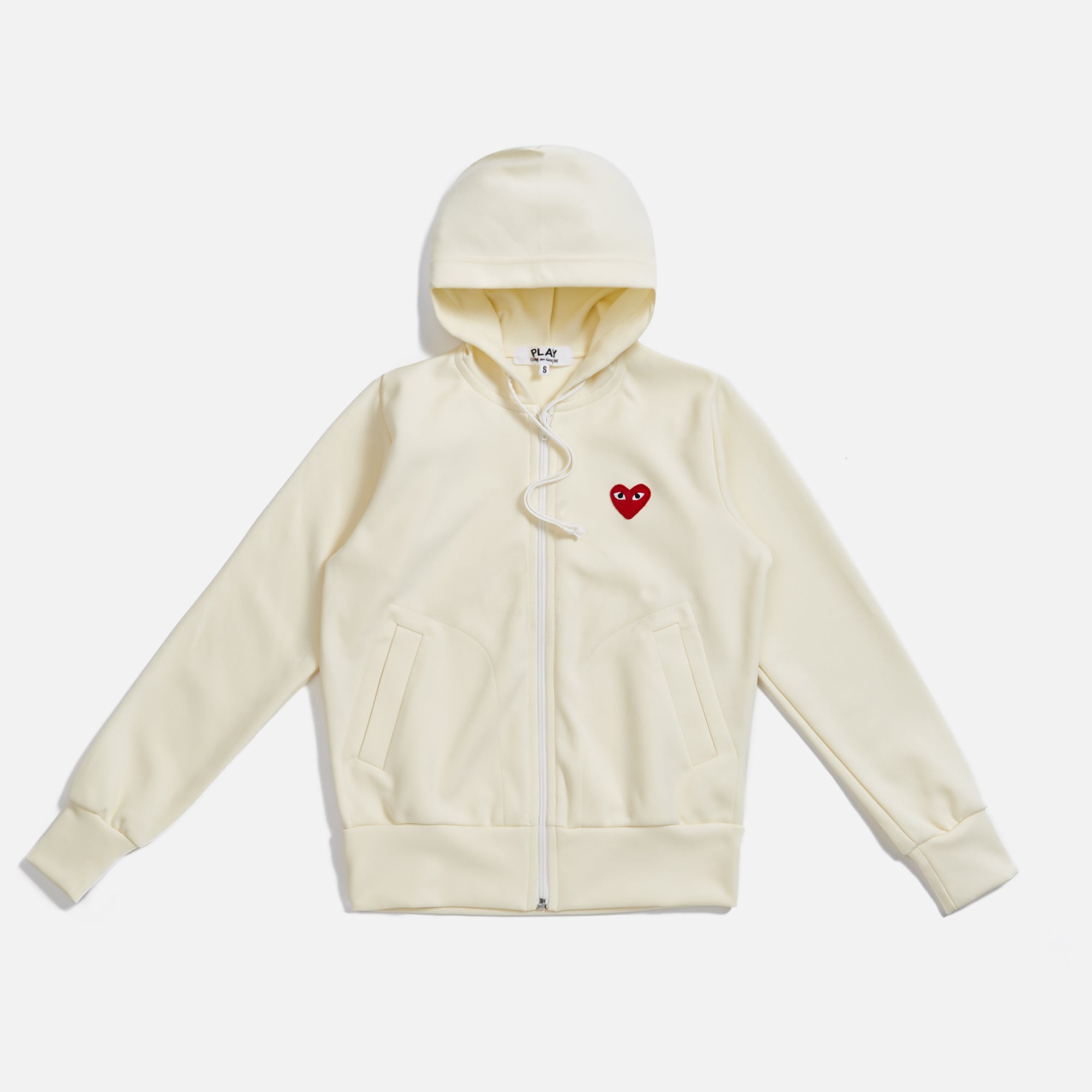 Comme des garcons hot sale hoodie ivory