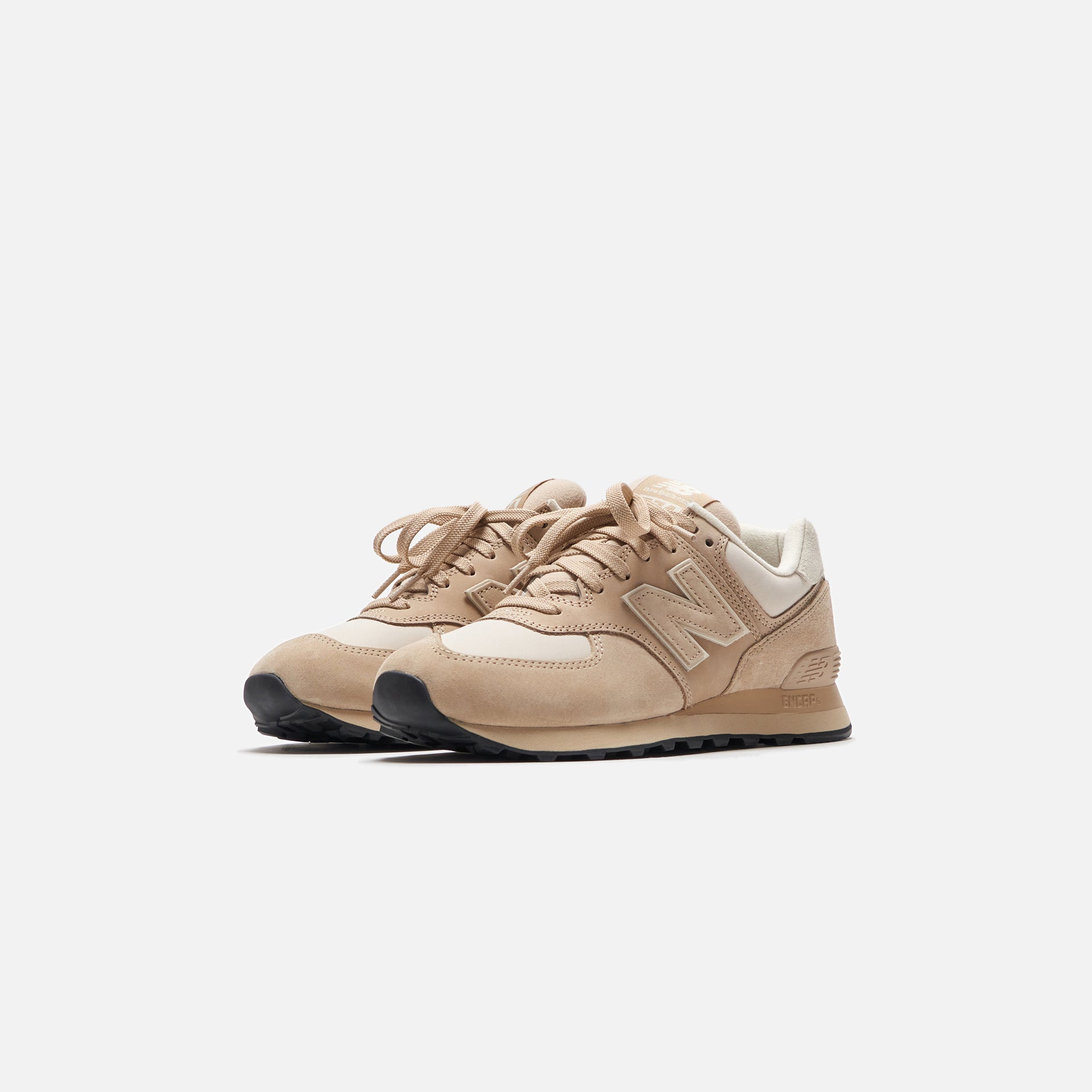 CDG Pocket New Balance x Junya Watanabe 574 Pig Suede Nubuck - Beige