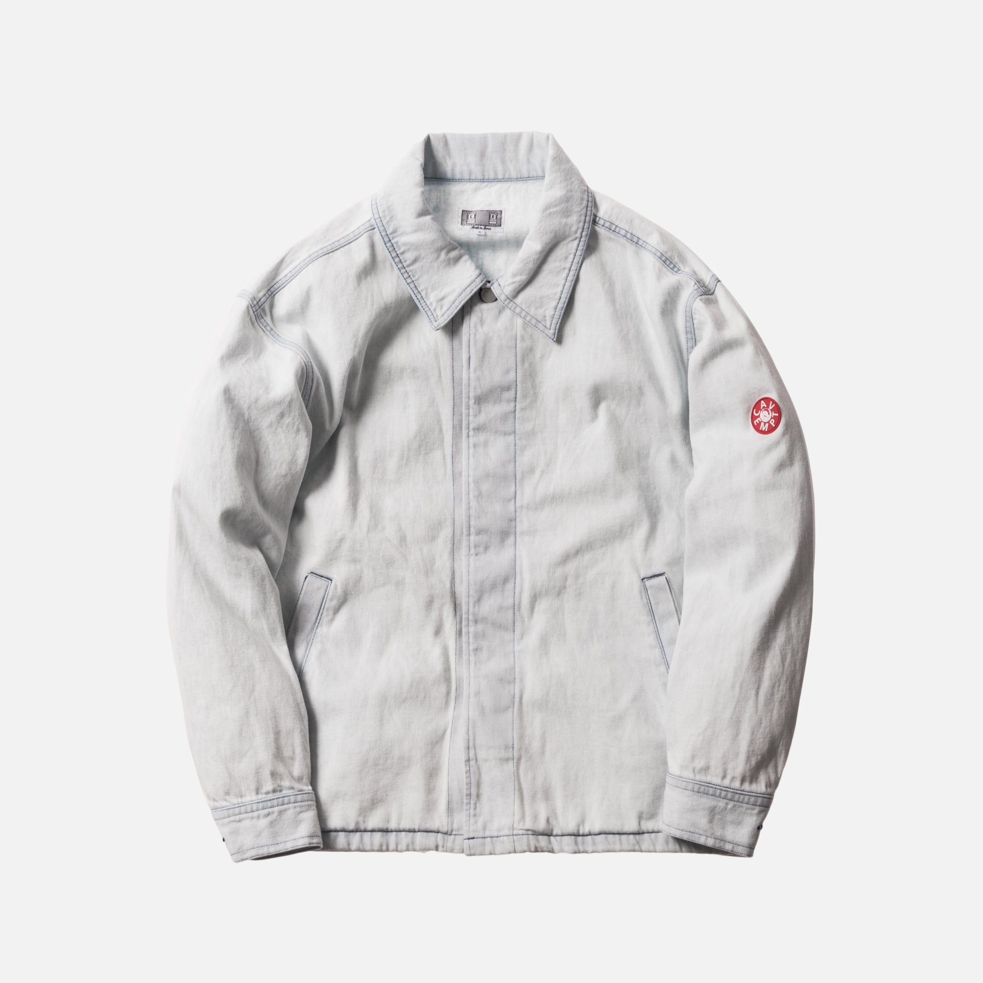 Cav Empt Noise Denim Jacket Bleach White Kith