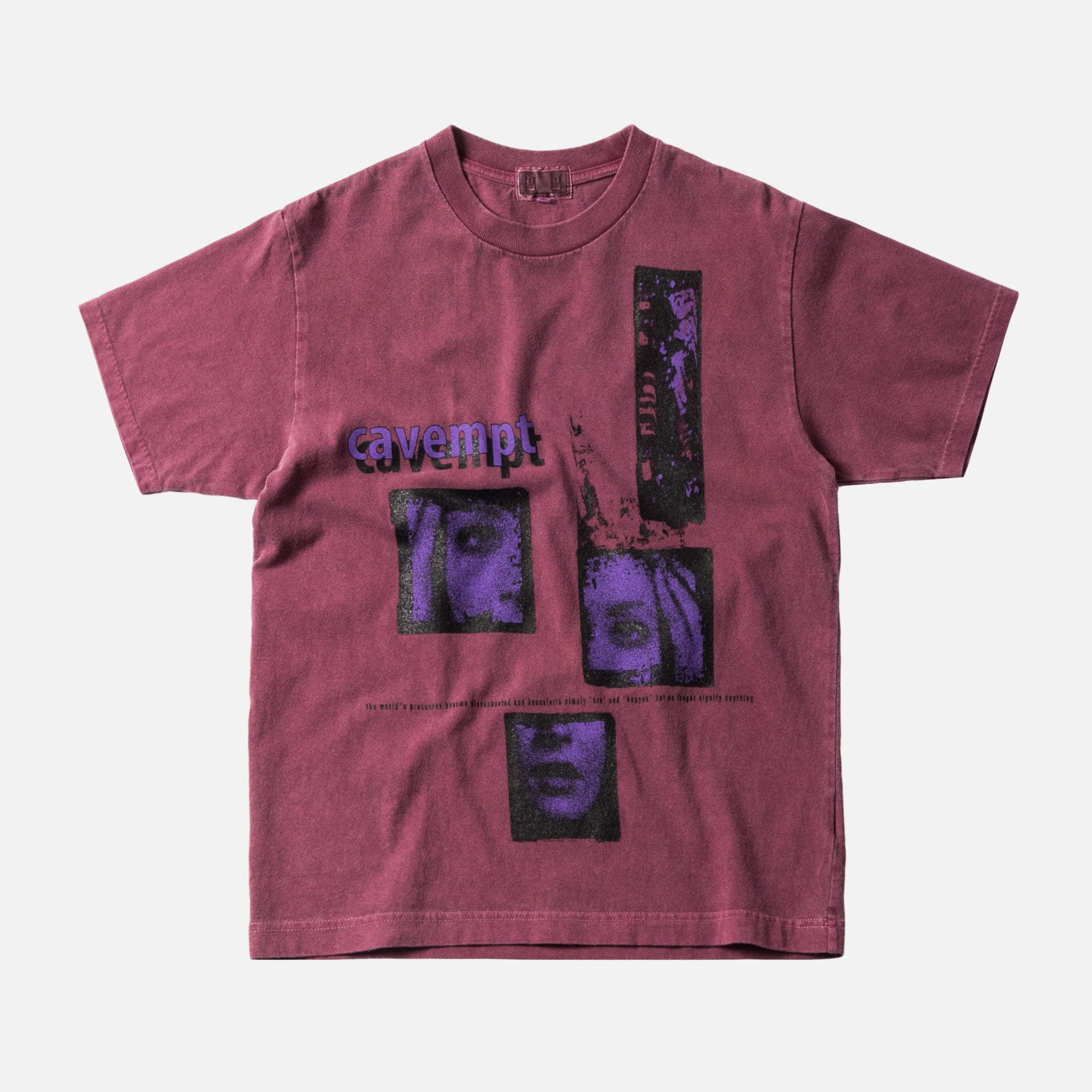 Cav Empt Processes Overdye Tee Red Kith