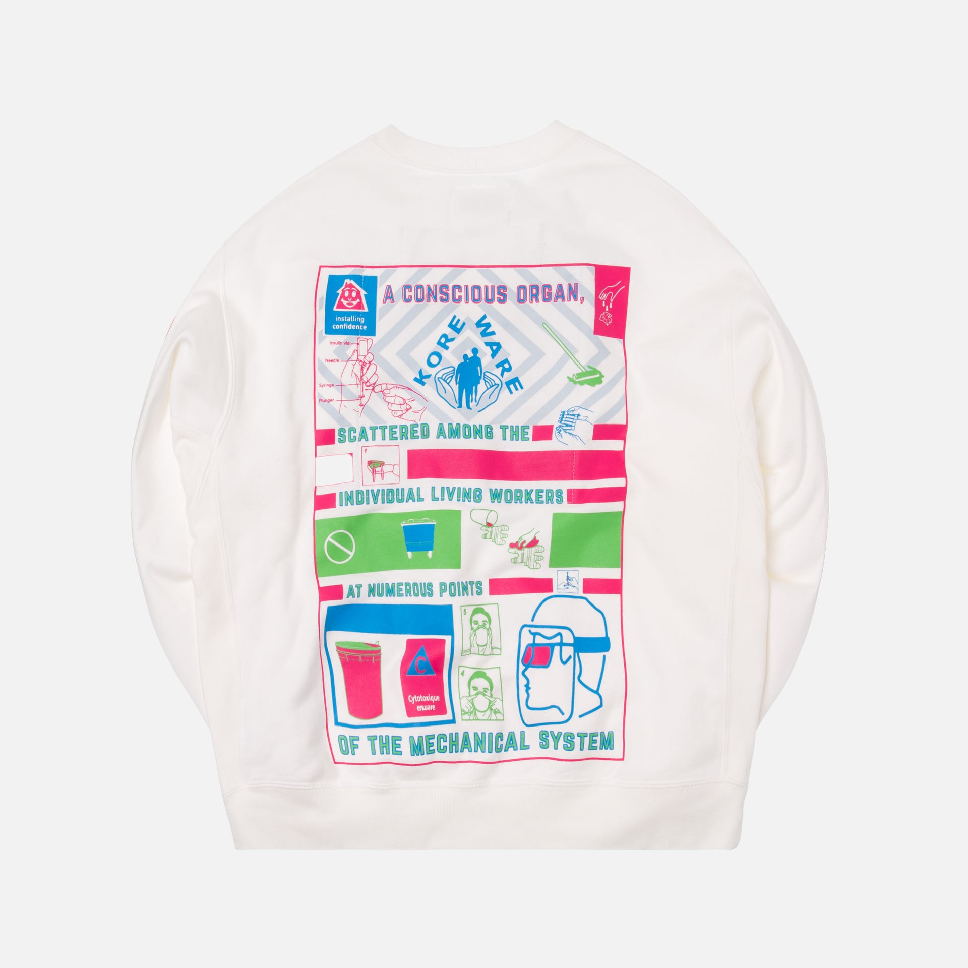 Cav Empt Conscious Organ Crewneck - White