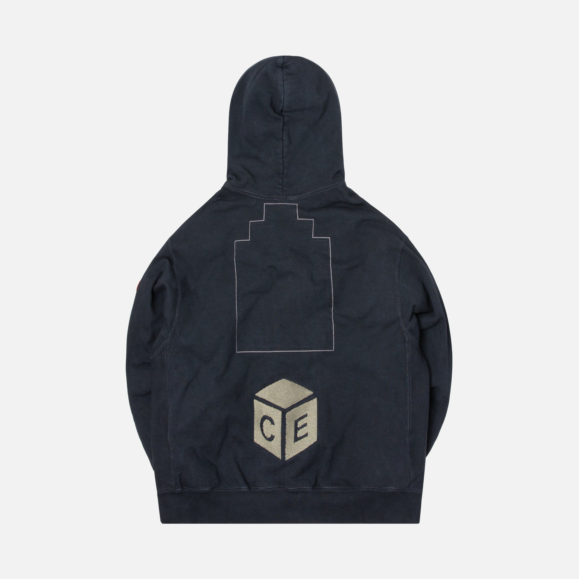 Cav Empt Overdye Cube Heavy Hoody - Black