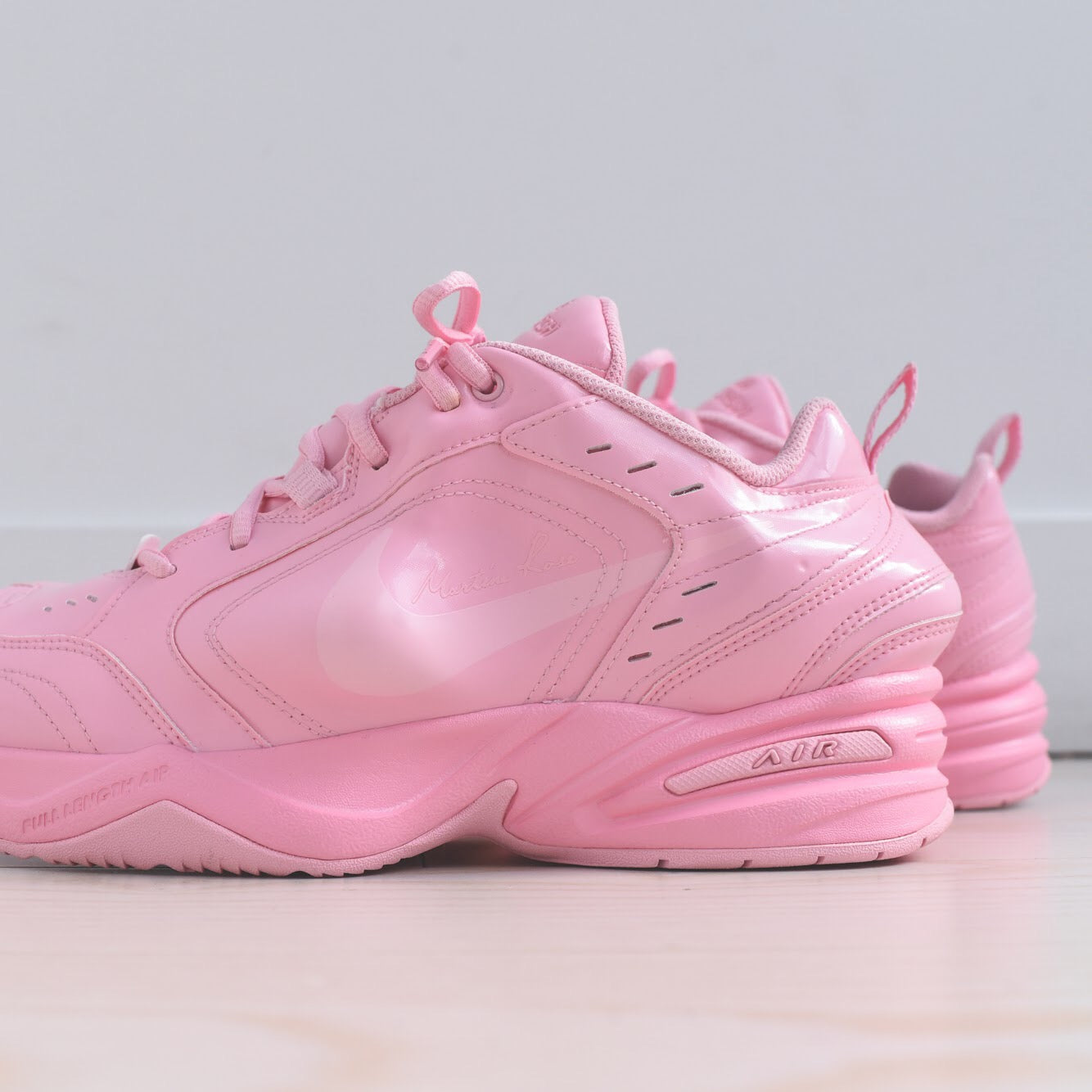 Nike x Martine Rose Air Monarch IV - Med Soft Pink / Black
