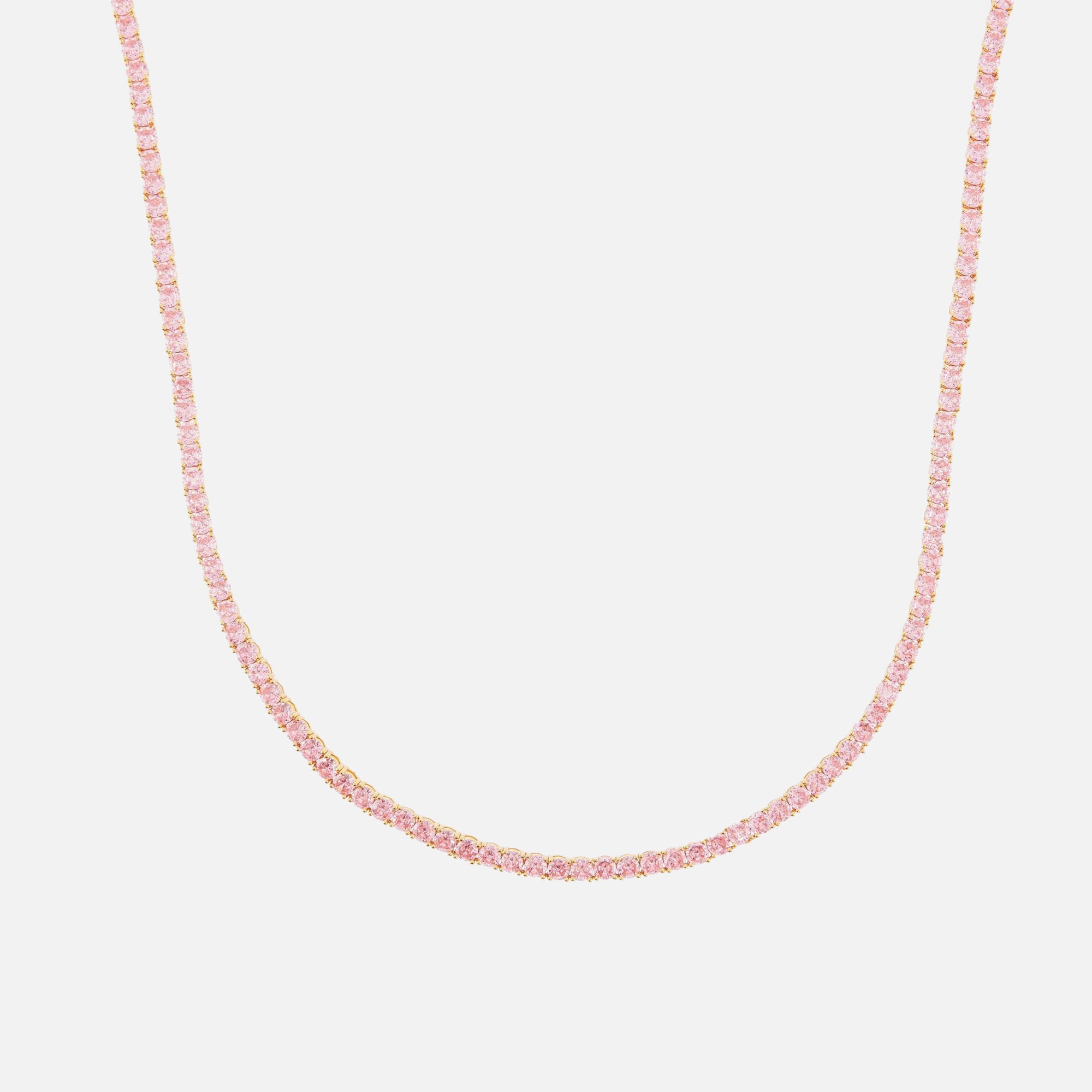 Crystal Haze Serena Necklace - Bubblegum