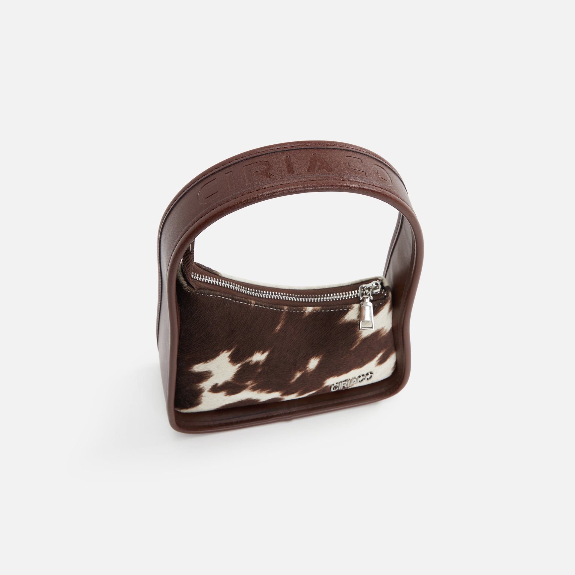 CIRIACO Ashley Minimalist Baguette - Brown Cowhide