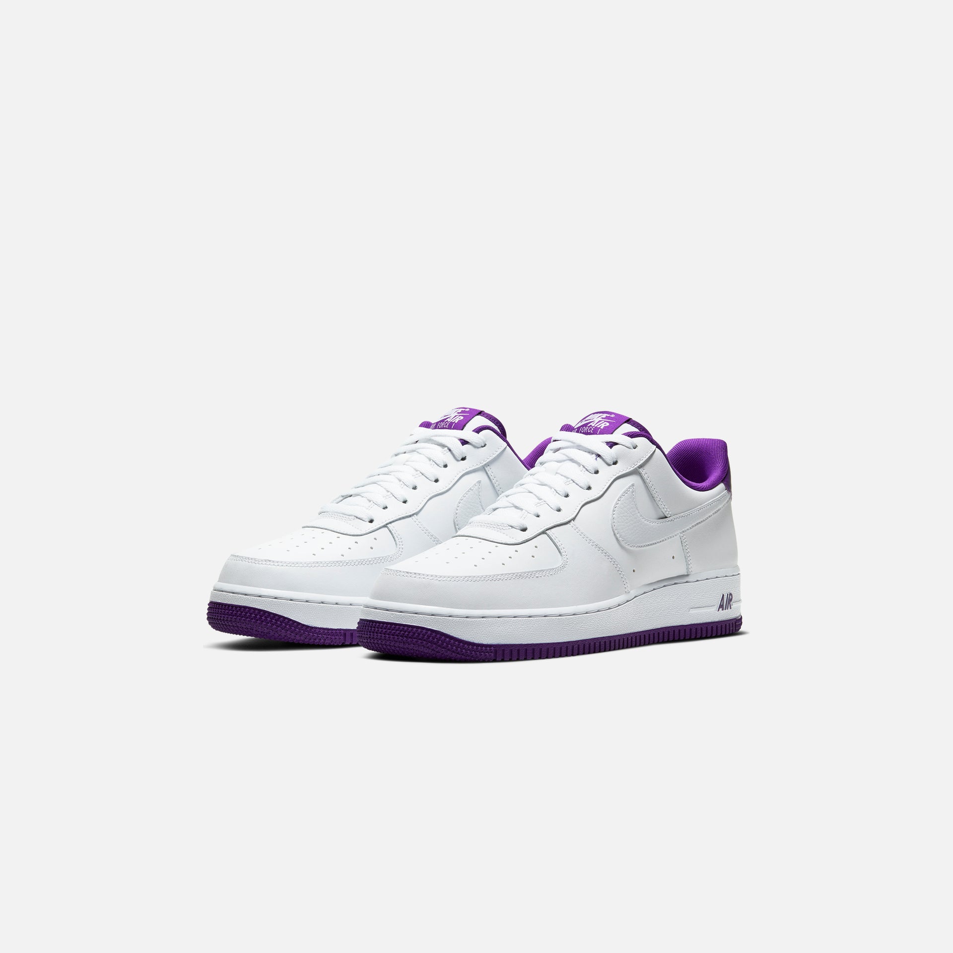 Nike Air Force `07 White Voltage Purple – Kith