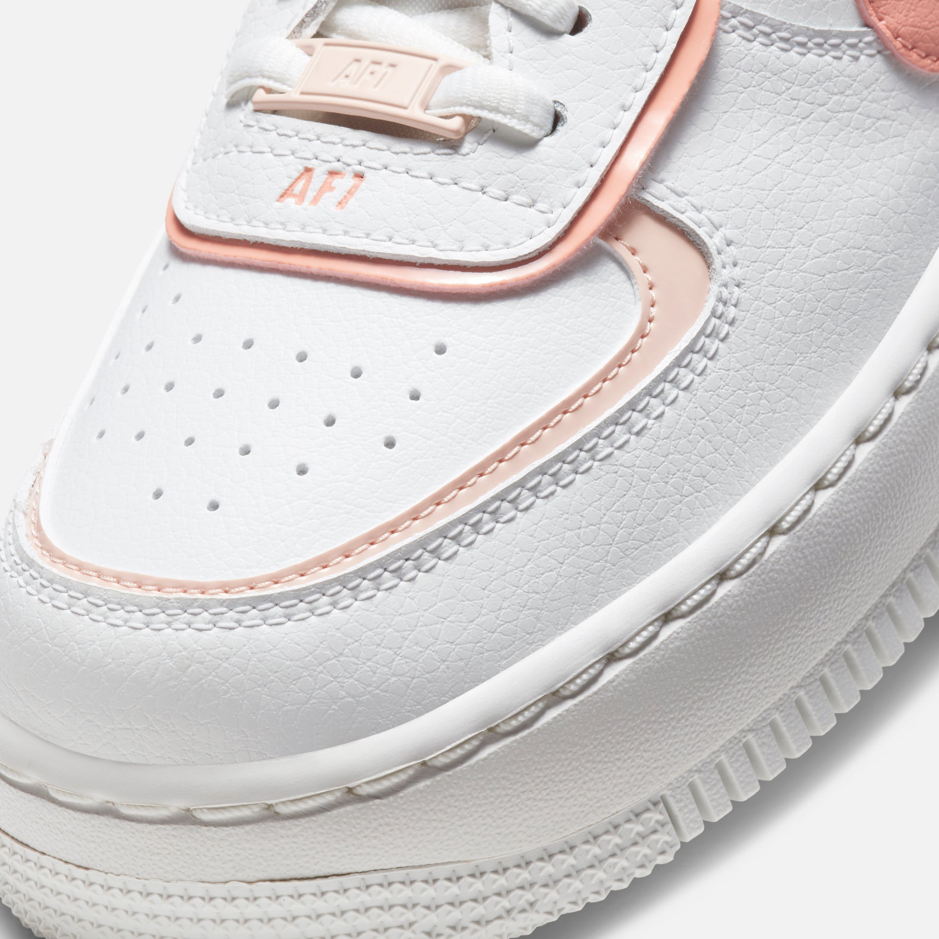 Nike WMNS Air Force 1 Shadow SE - Summit White / Pink Quartz / Washed Coral