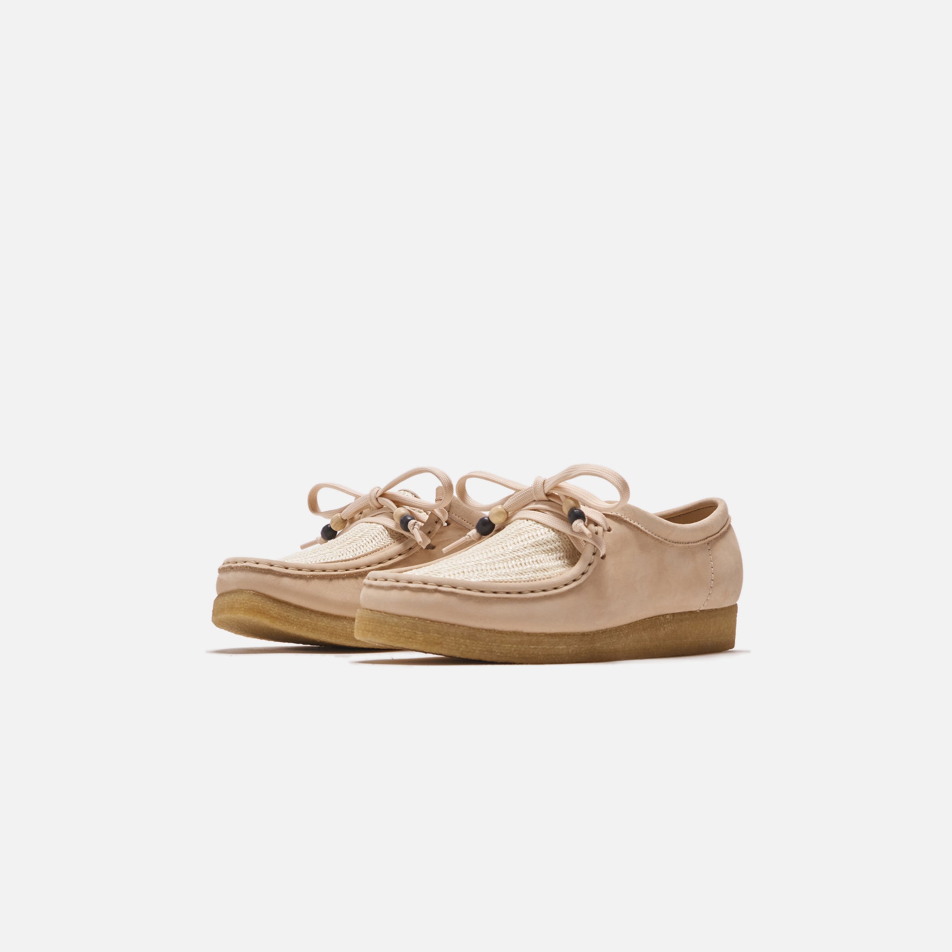 Clarks WMNS Wallabee Raffia - Natural