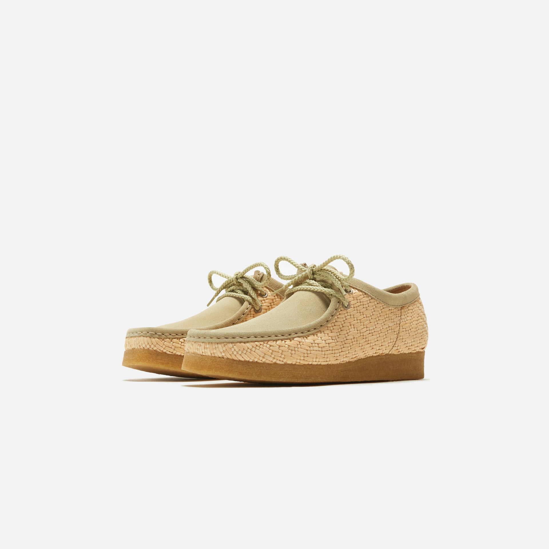 Clarks Wallabee Raffia - Natural