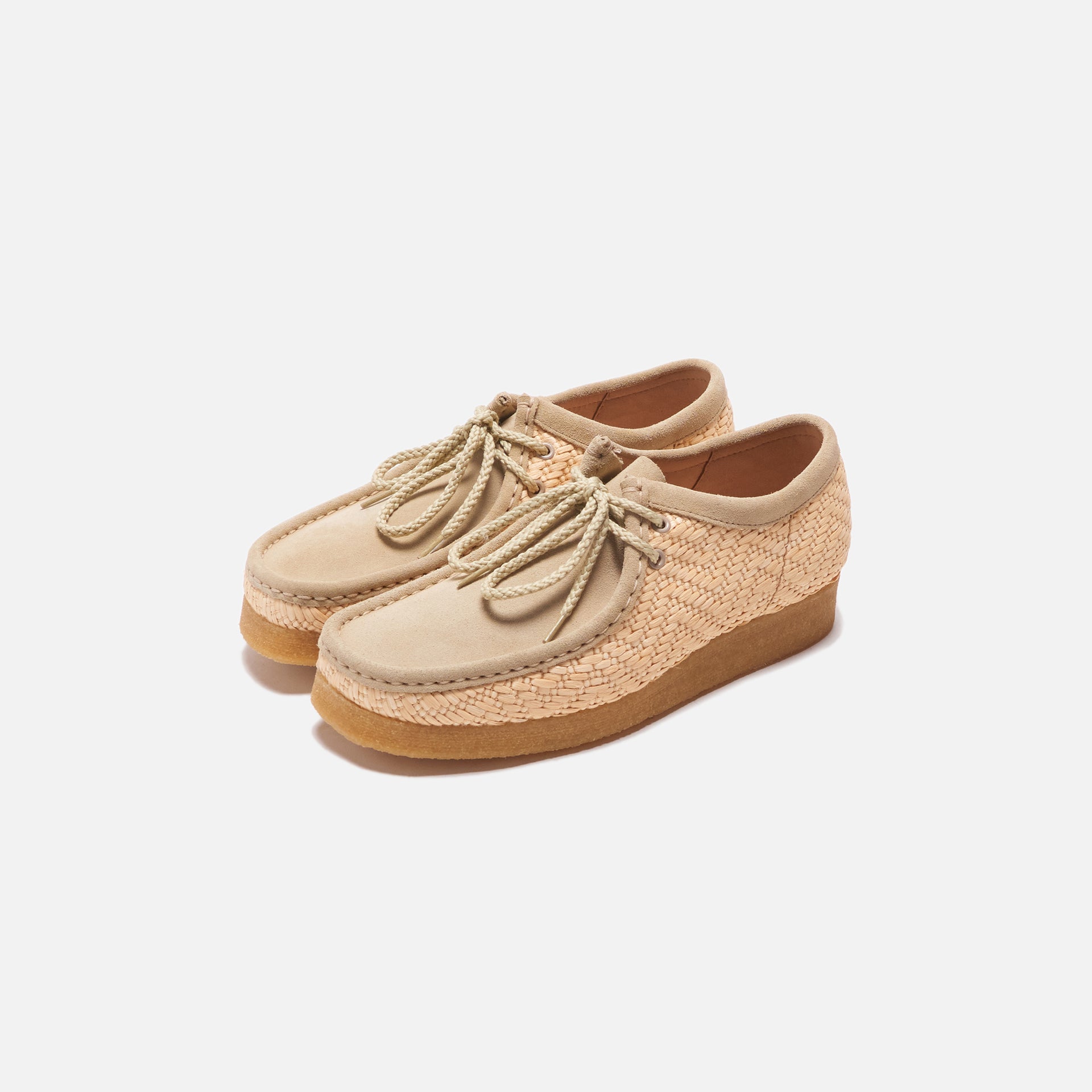 Clarks Wallabee Raffia - Natural