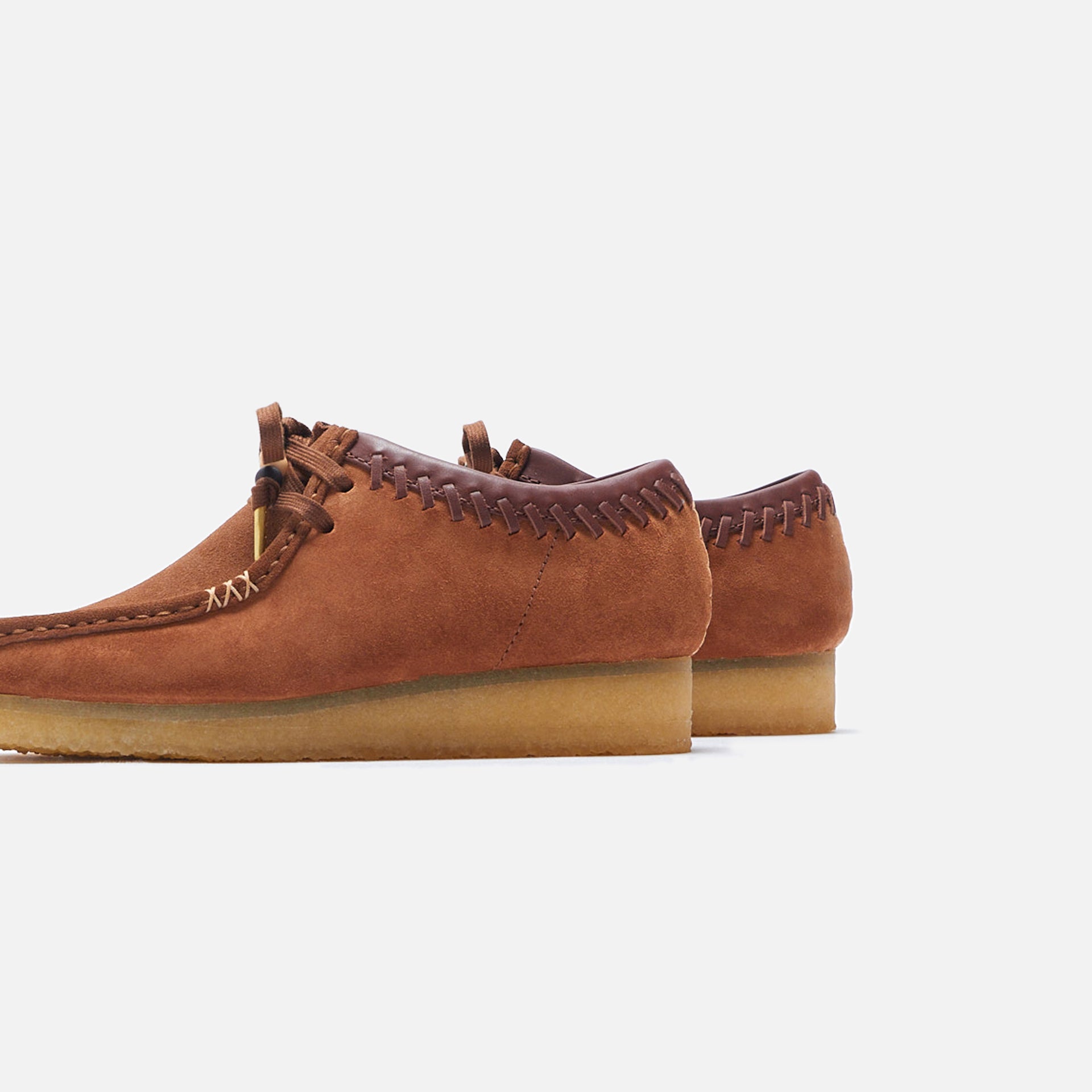 Clarks Wallabee - Dark Tan Combination