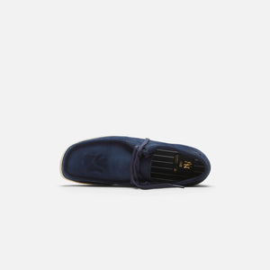 Kith & Clarks for New York Yankees Wallabee - Dark Blue Suede