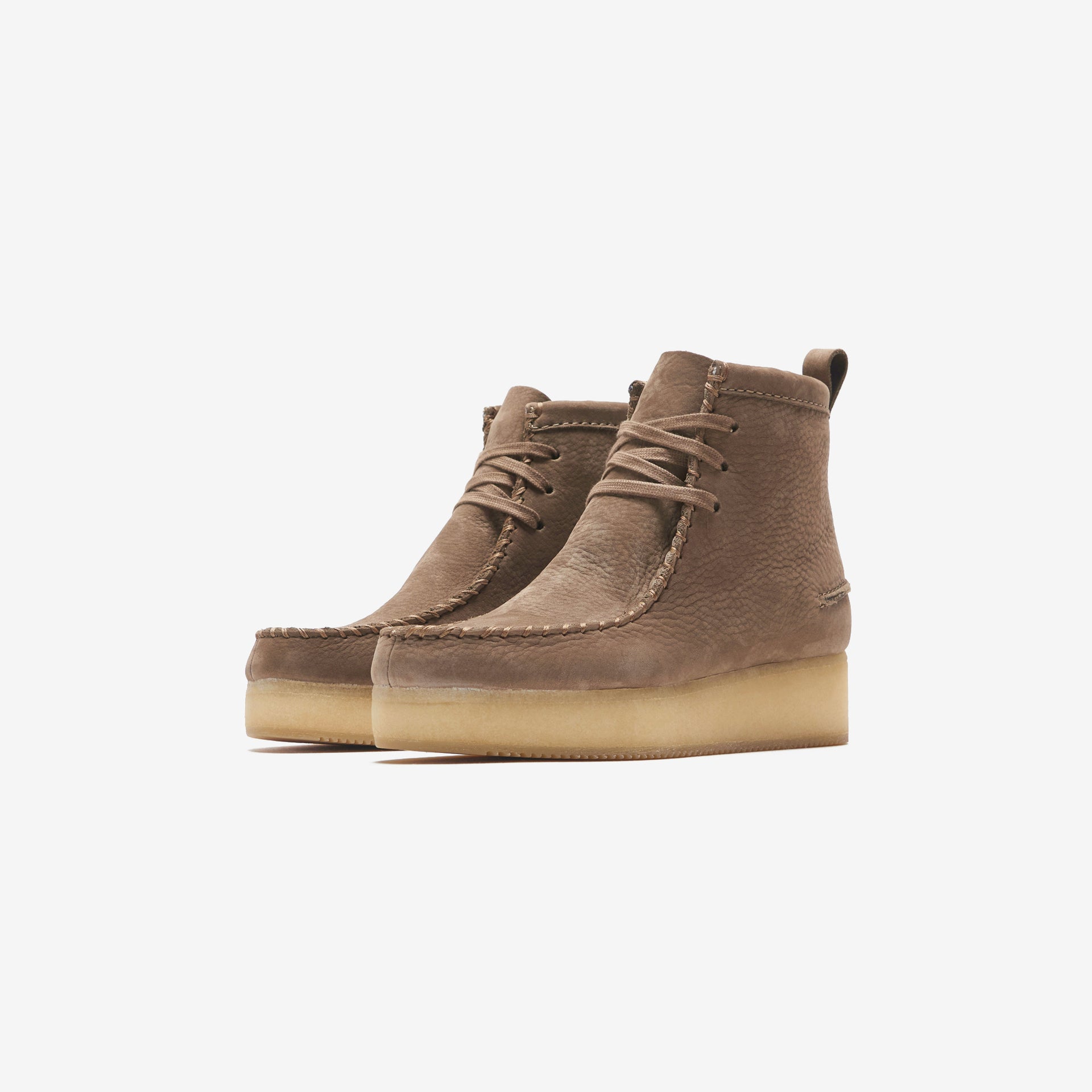 Clarks Wmns Wallabee Craft Light Tan - Nubuck