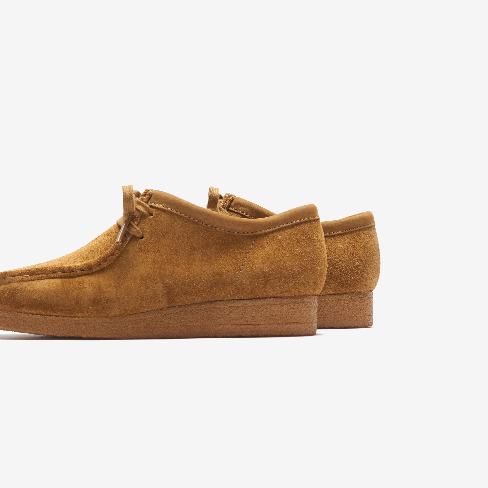 Clarks Wallabee - Oak Hairy Suede