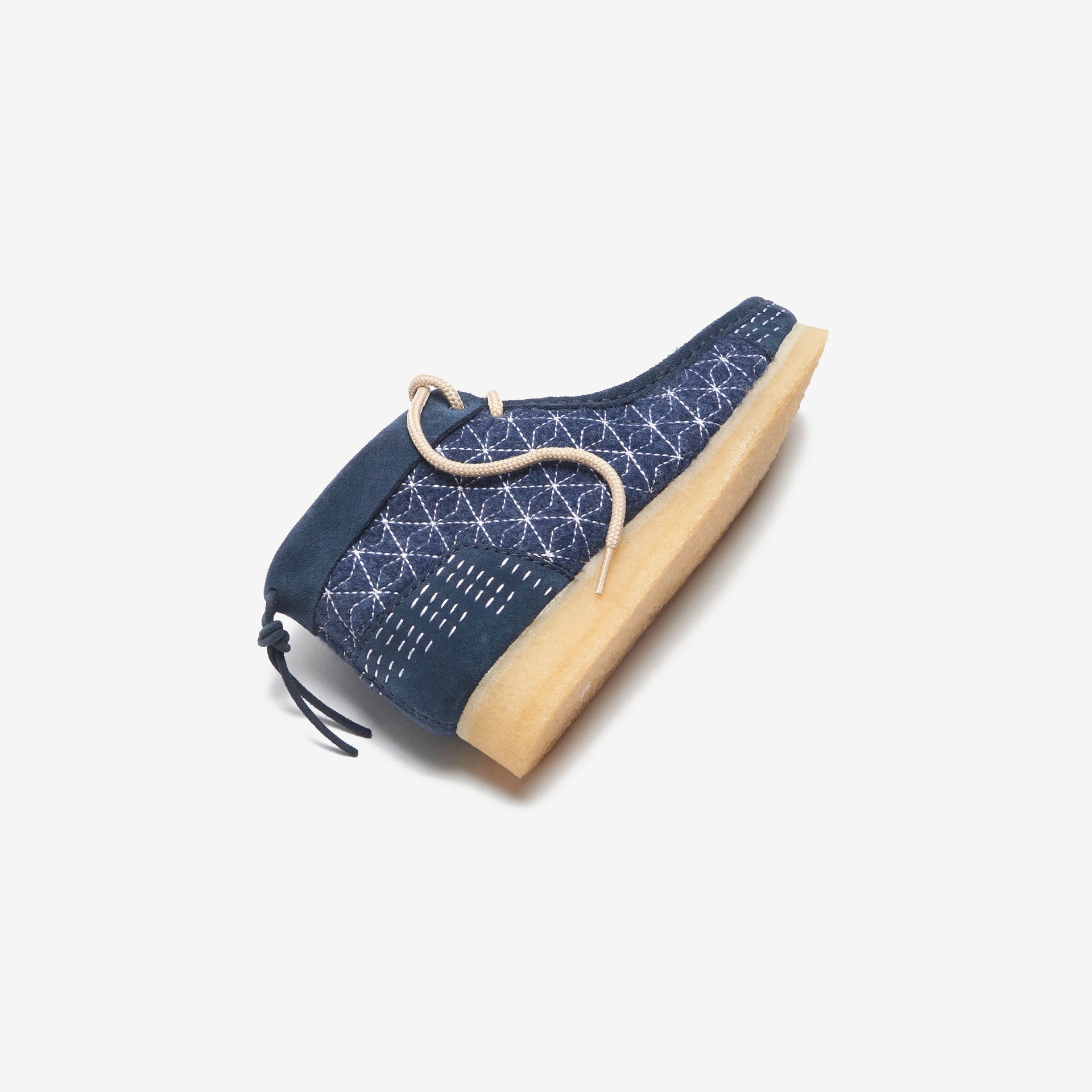 Clarks Wallabee Boot - Navy Shashiko