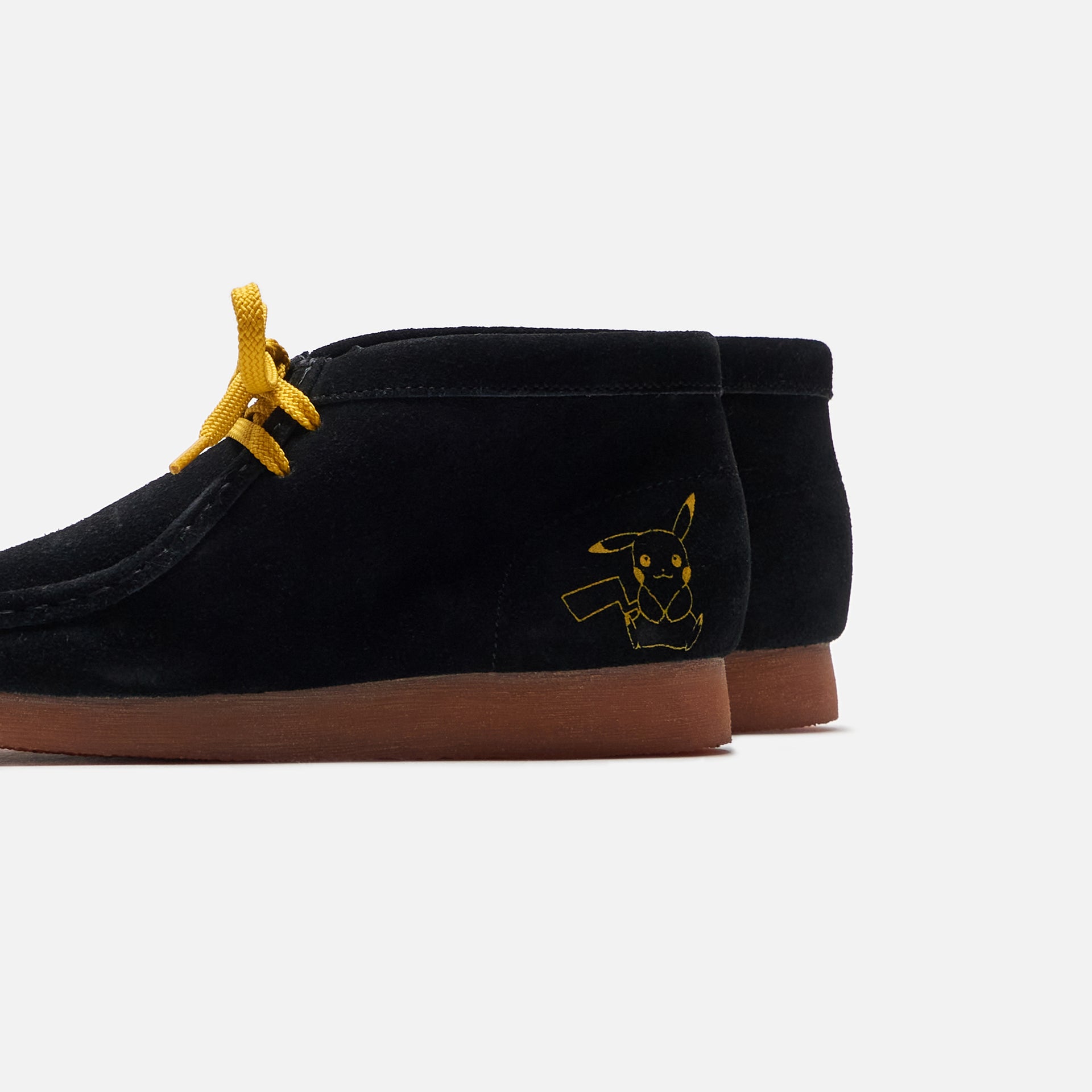 Clarks Grade School Wallabee Mist - Black Print