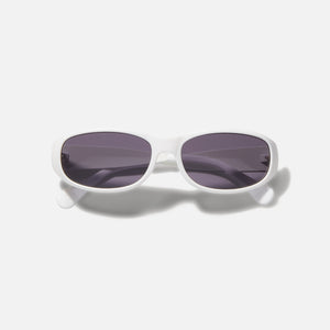Calvin Klein x Heron Preston Bio Based Wraparound Sunglasses - Chalk / Silver