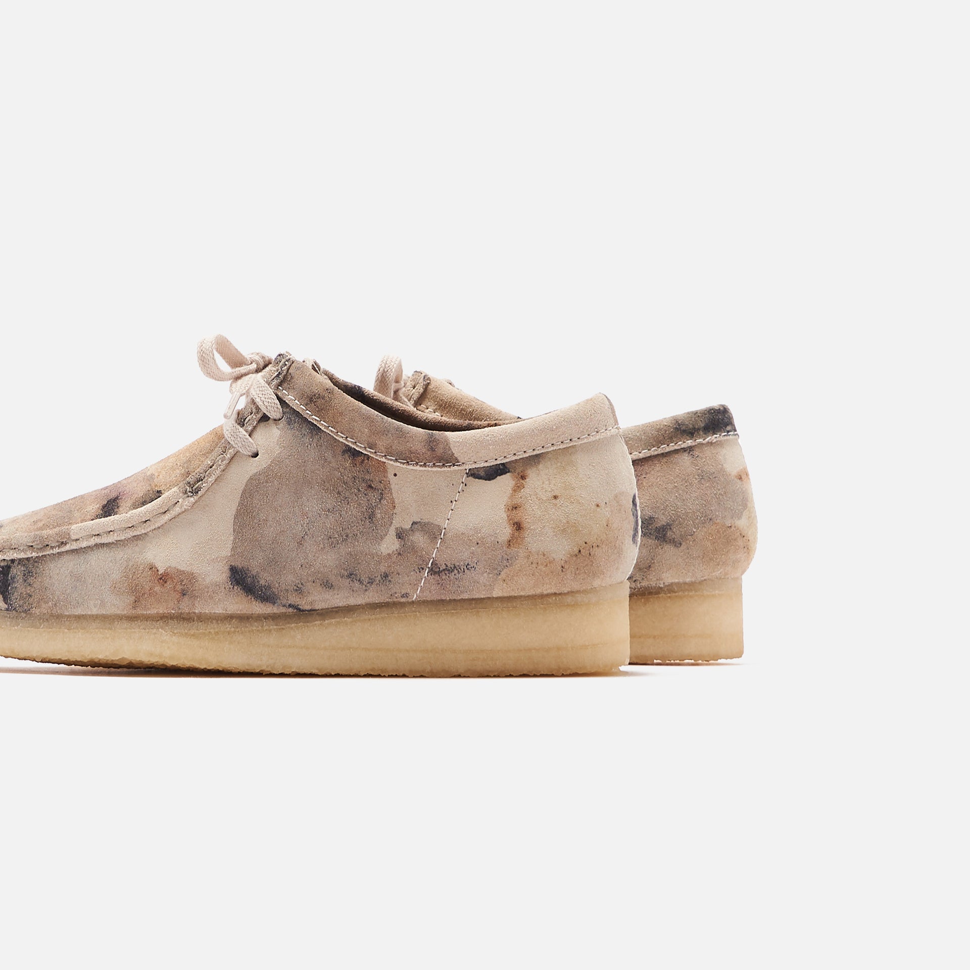 Clarks Wallabee - Off White / Camo