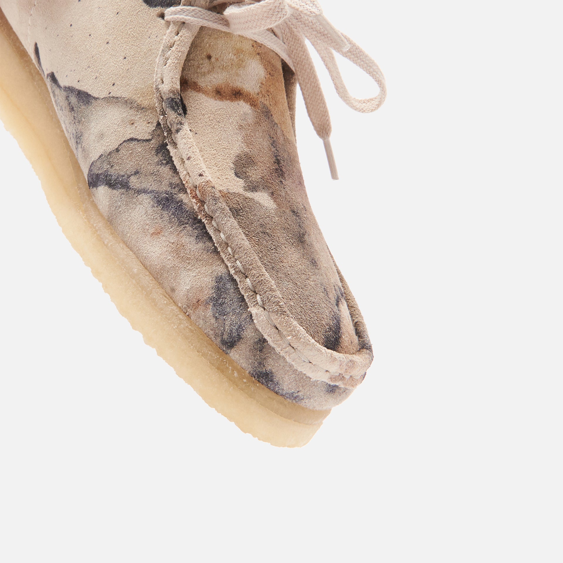 Clarks Wallabee - Off White / Camo