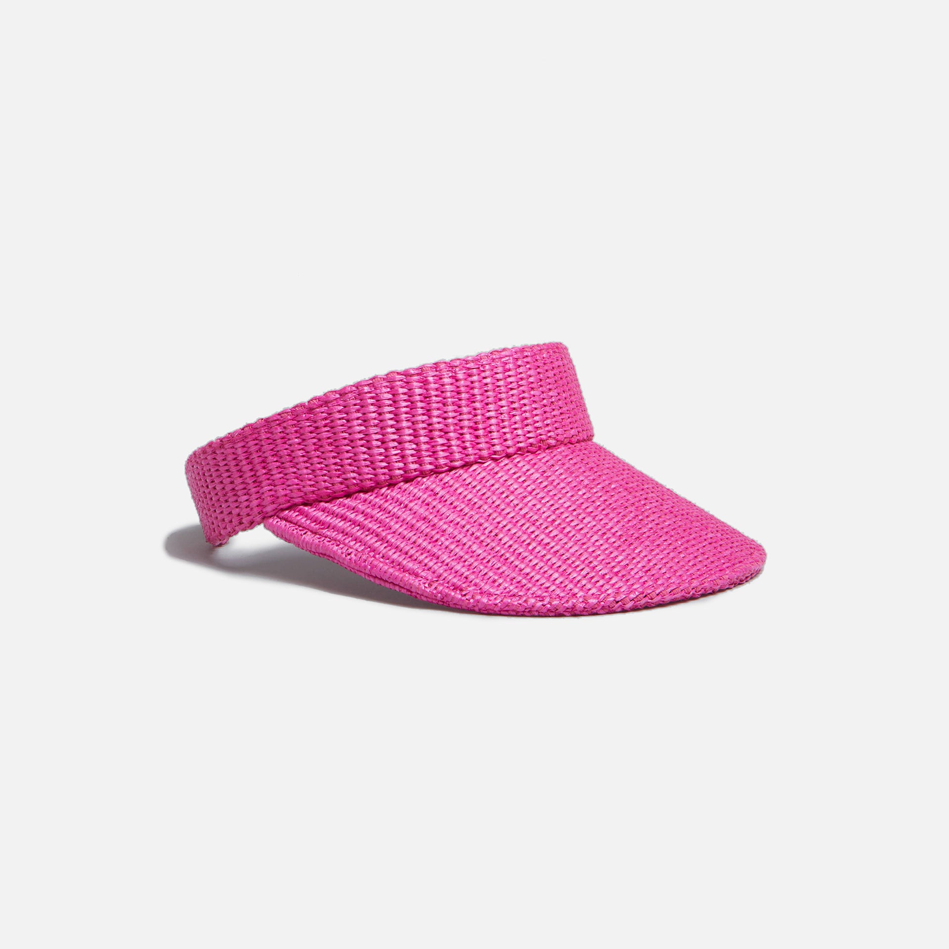 Marni x No Vacancy Inn Raffia Visor - Fuchsia