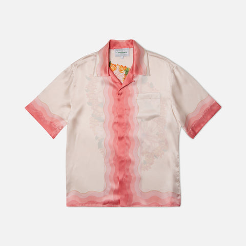 Casablanca Kapalia Silk Shirt - White / Pink
