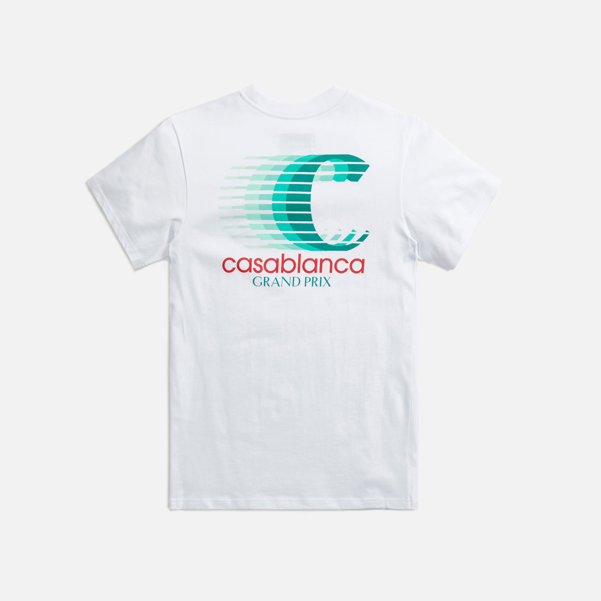 Casablanca Grand Prix Logo Double Sided Tee - White