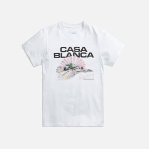 Casablanca Racing Shell Printed Tee - White