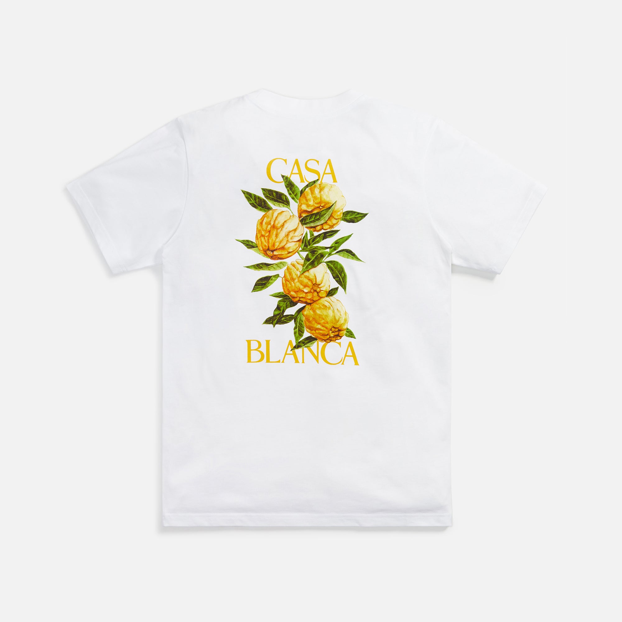Casablanca Printed Tee Yuzu - White – Kith