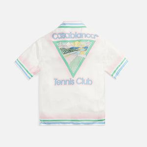 Casablanca Cuban Collar Shirt - Casablanca Tennis Club Icon