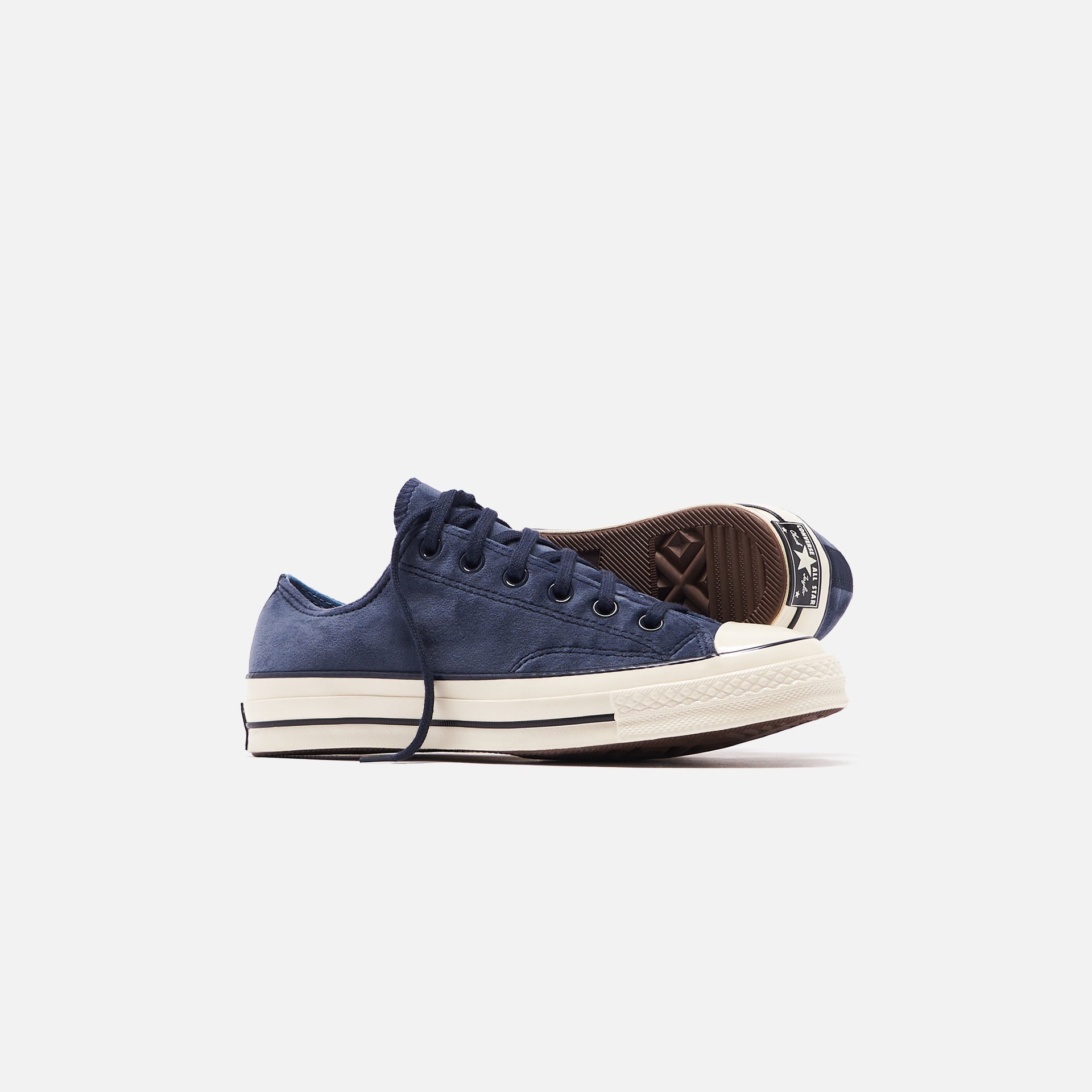 Converse Chuck 70 Velvet Ox - Dark Obsidian / Egret / Black