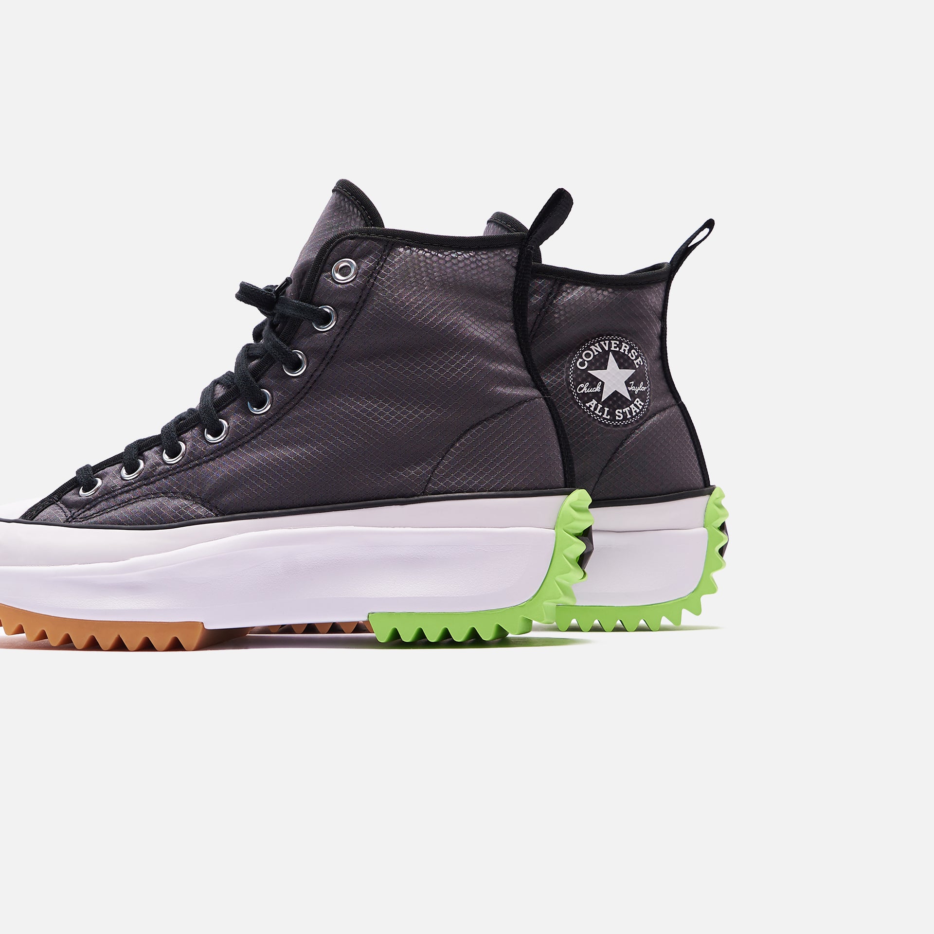 Converse Run Star Hike Mesh Hi - Black / White / Ghost Green
