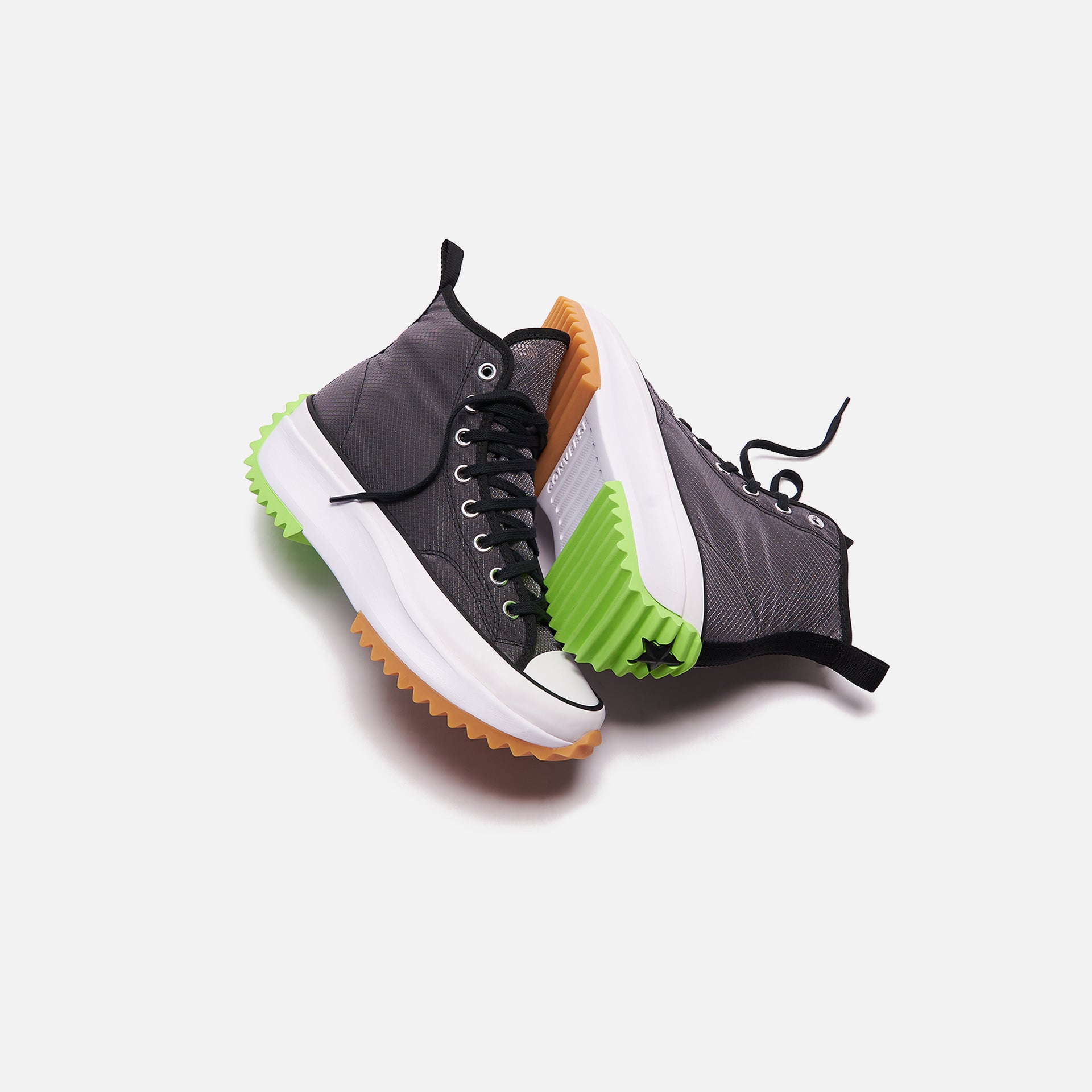 Converse Run Star Hike Mesh Hi - Black / White / Ghost Green