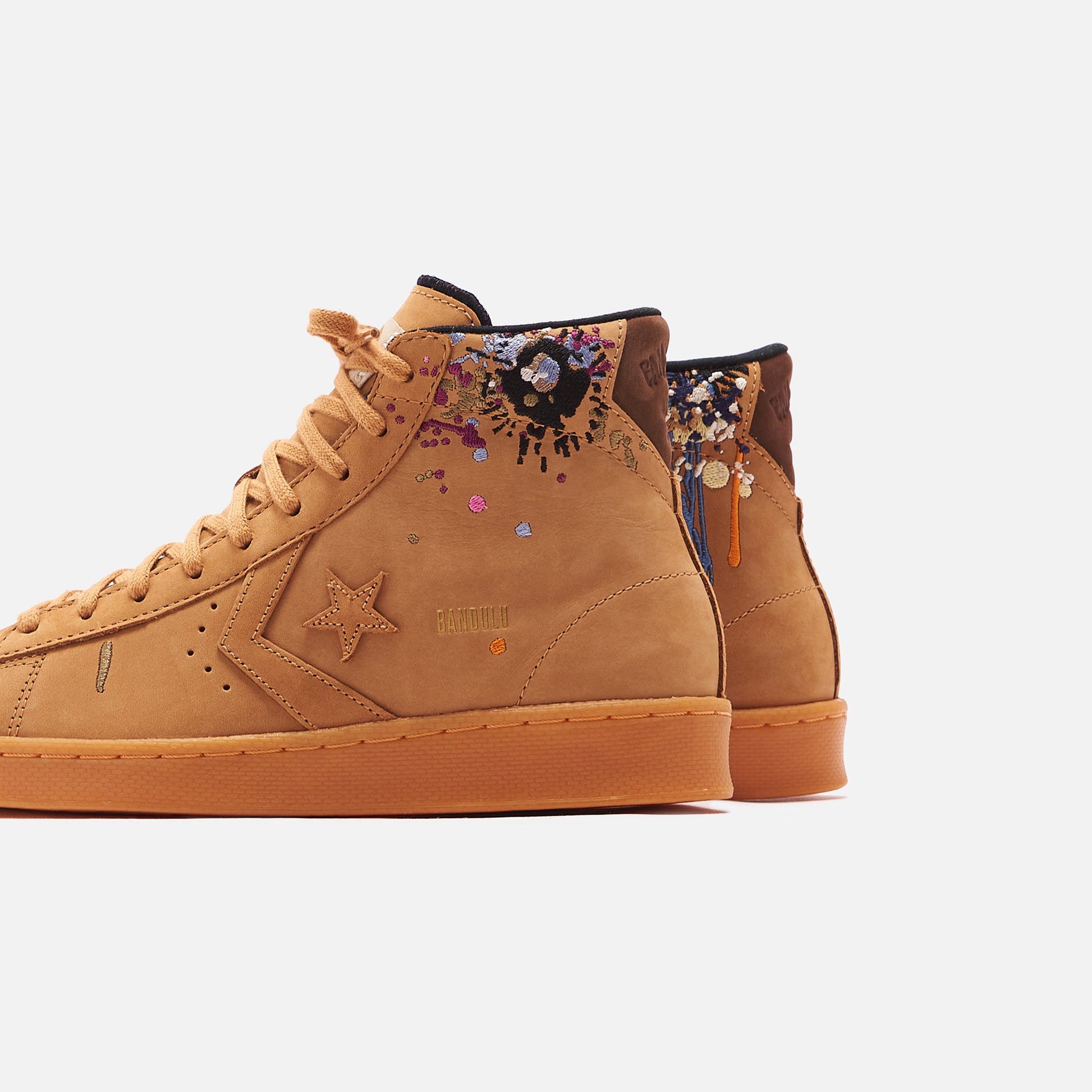Converse x Bandulu Pro Leather Mid - Light Brown