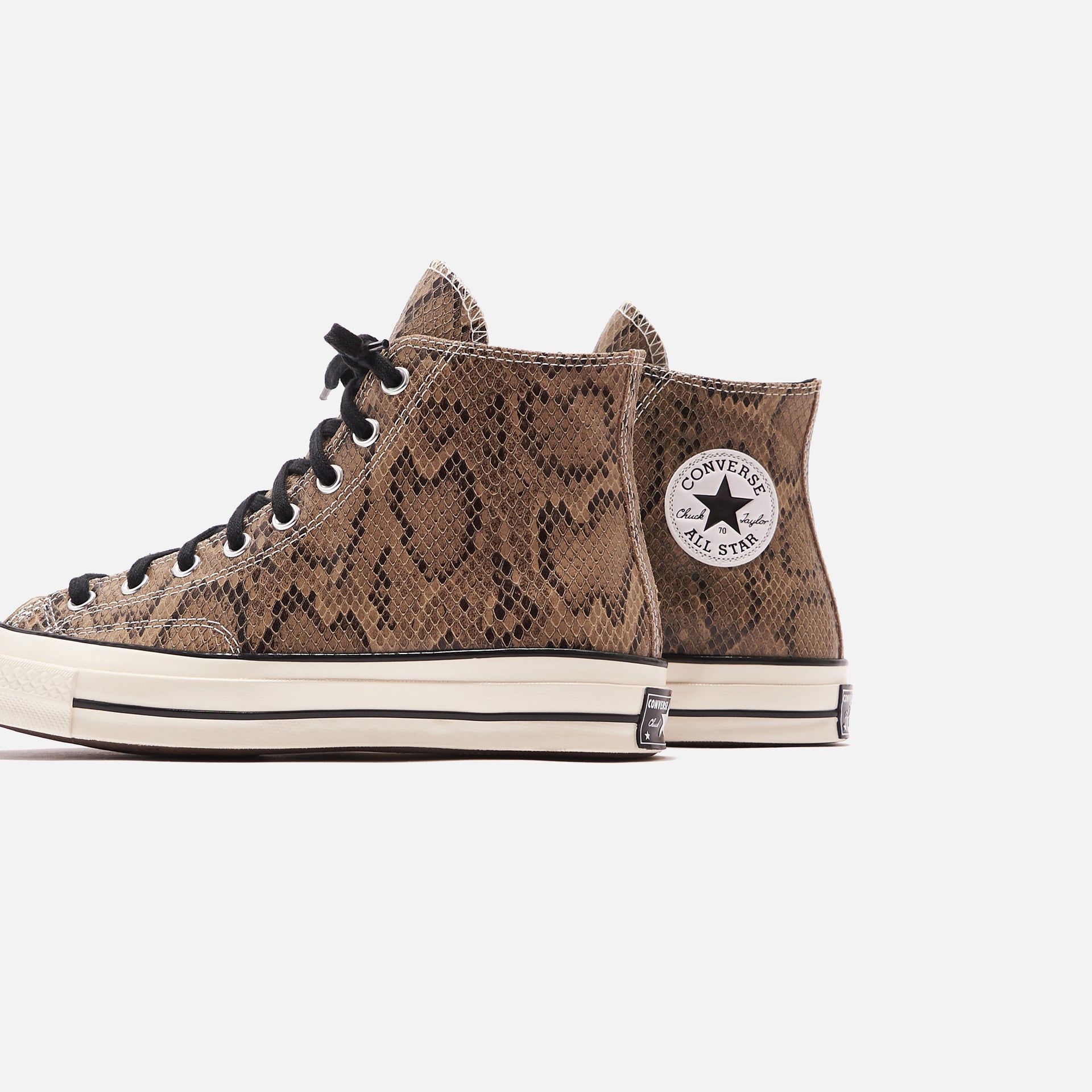 Converse Chuck 70 Archive Reptile Suede High - Brown / Egret / Black