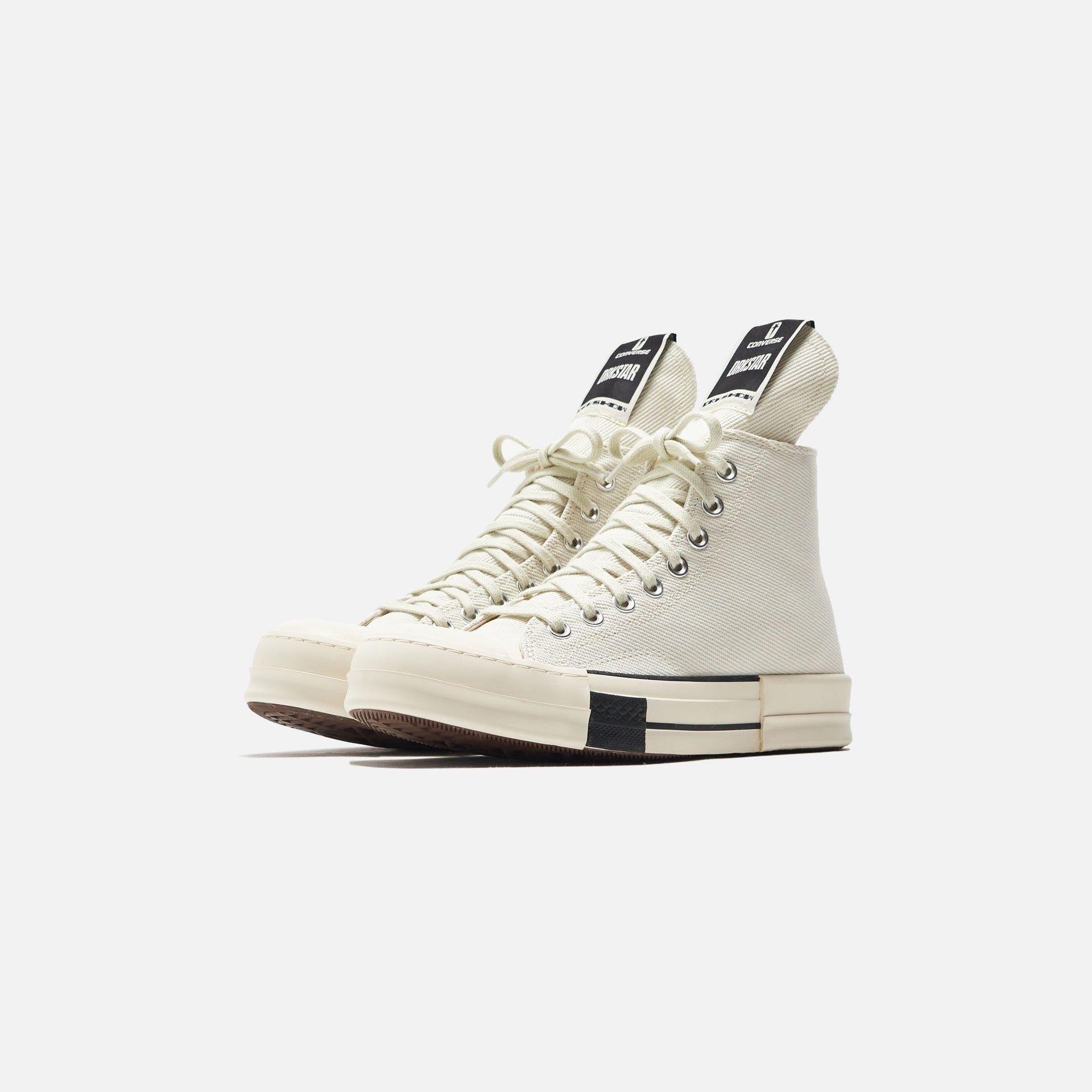 Converse x Rick Owens DRKSHDW DRKSTAR High - Lily White / Egret