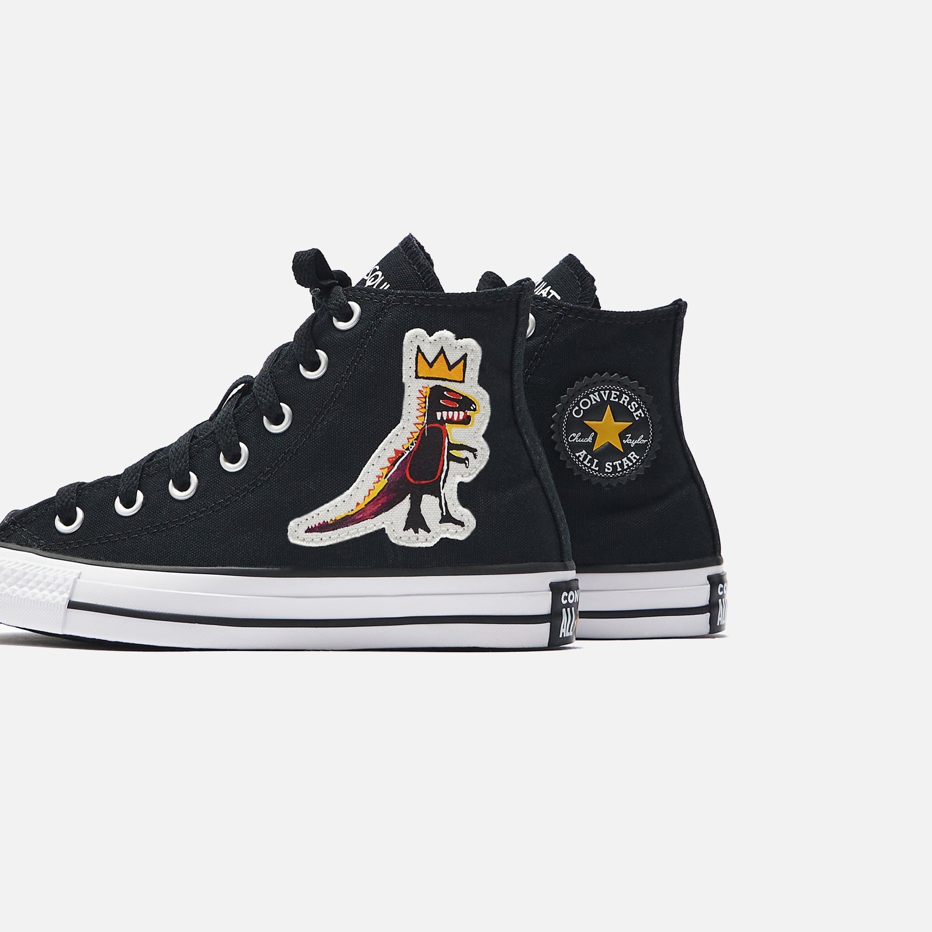 Converse x Basquiat CTAS High GS - Black / Multi / Vintage White
