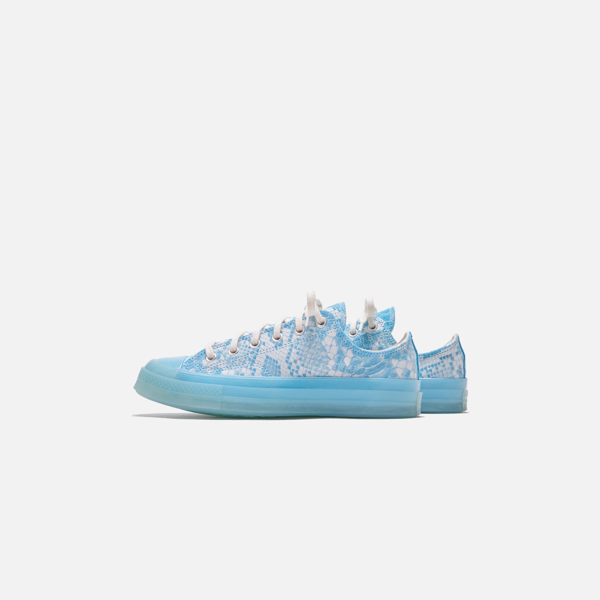 Converse x Golf Wang Chuck 70 OX Python - Vintage White / Blue Topaz