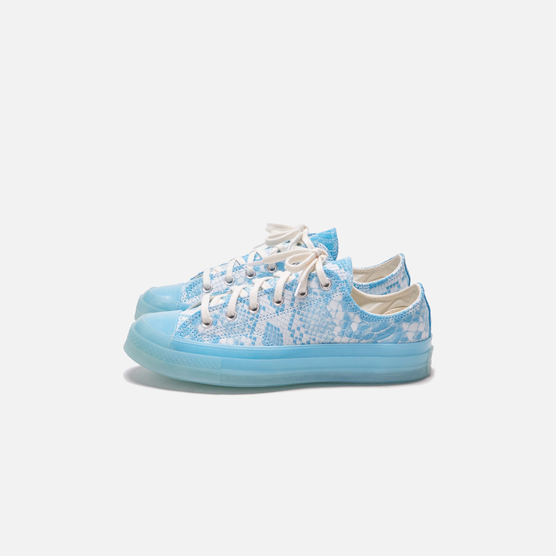 Converse x Golf Wang Chuck 70 OX Python - Vintage White / Blue Topaz