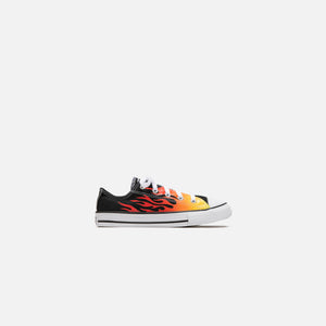 Converse Pre-School Chuck Taylor All Star Archive Flame Ox - Black / Enamel Red / Fresh Yellow