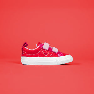 Converse One Star 2V Ox Enamel - Red / Pink Pop